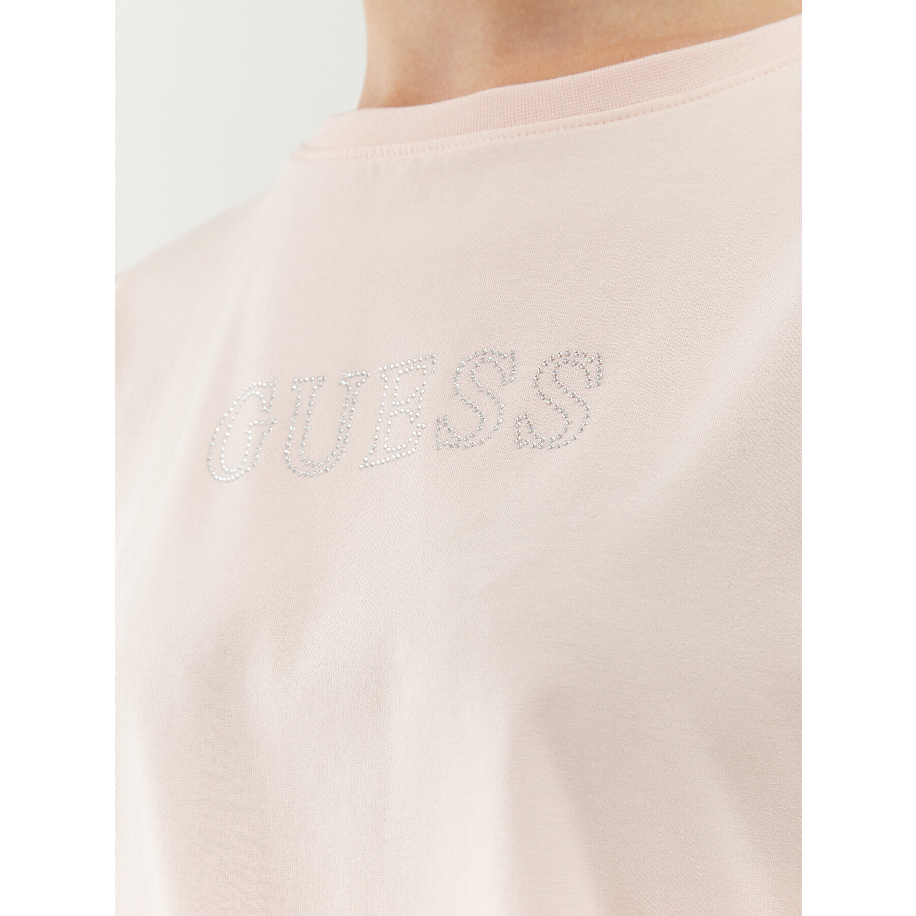 Guess Тишърт V3BI11 J1314 Екрю Regular Fit - Pepit.bg