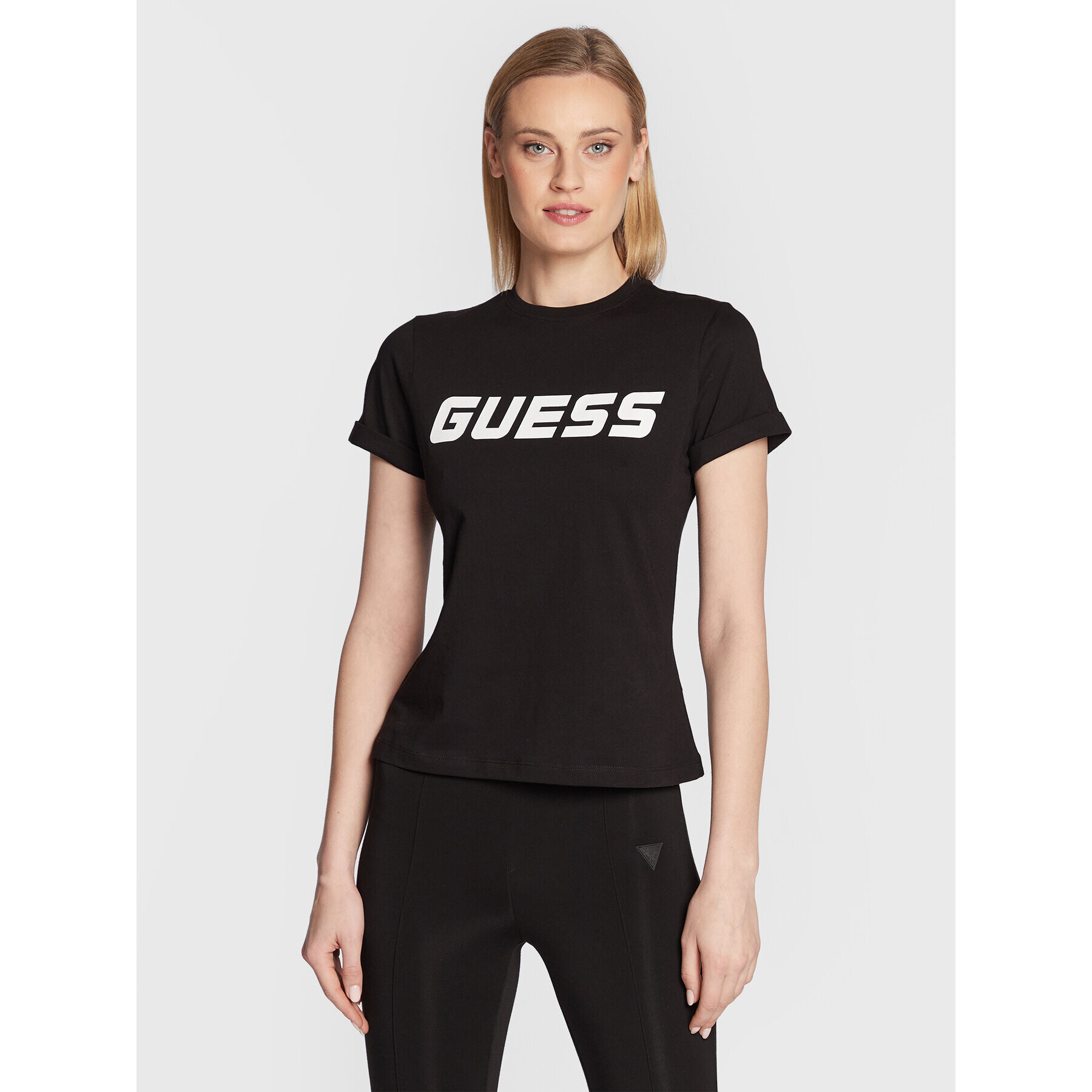 Guess Тишърт V3RI02 I3Z14 Черен Regular Fit - Pepit.bg