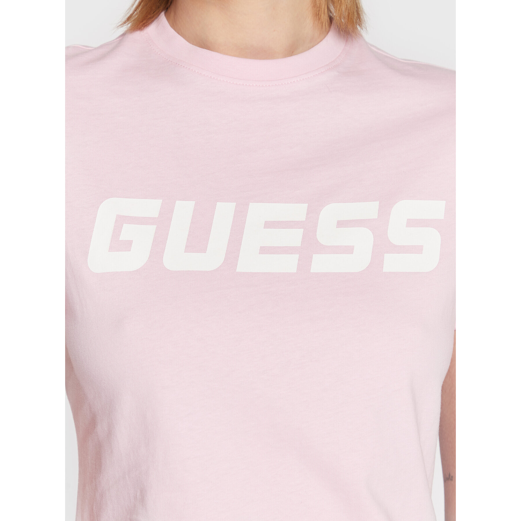 Guess Тишърт V3RI02 I3Z14 Розов Regular Fit - Pepit.bg