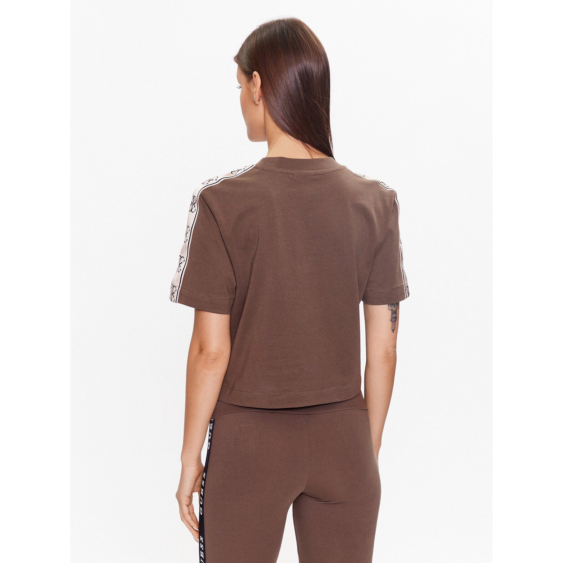 Guess Тишърт V3RI08 I3Z14 Каки Regular Fit - Pepit.bg
