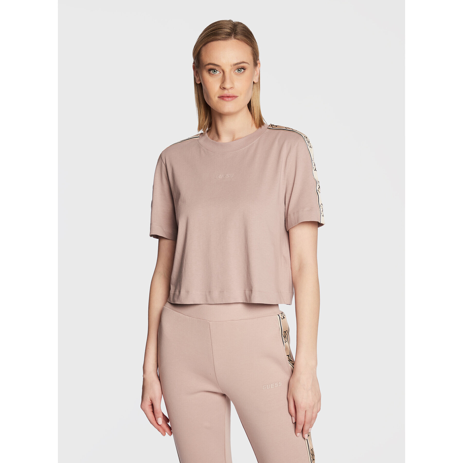 Guess Тишърт V3RI08 I3Z14 Розов Relaxed Fit - Pepit.bg