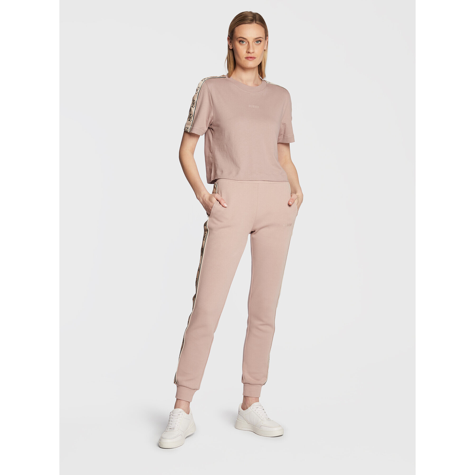 Guess Тишърт V3RI08 I3Z14 Розов Relaxed Fit - Pepit.bg