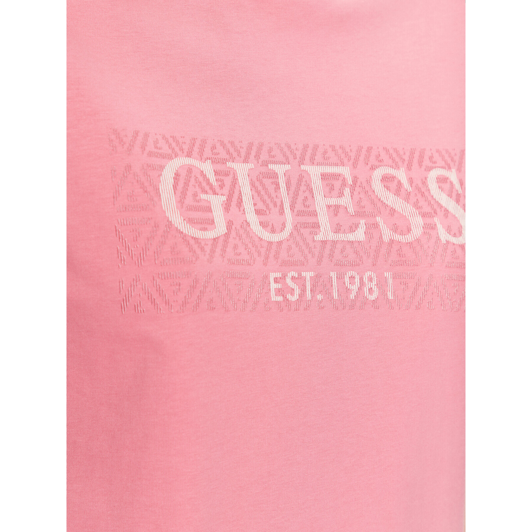 Guess Тишърт V3YI15 I3Z14 Розов Slim Fit - Pepit.bg
