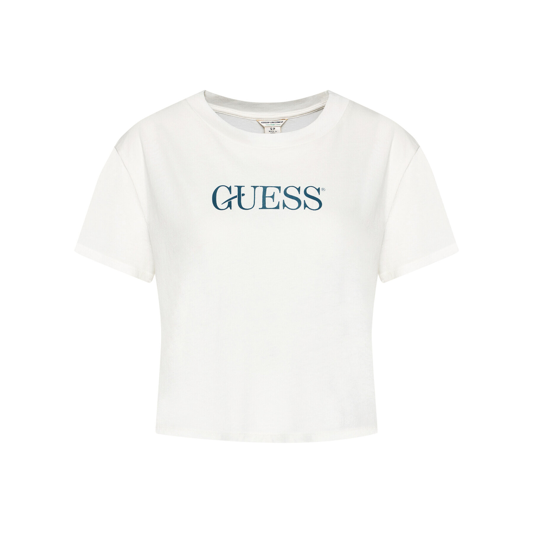Guess Тишърт W0GP90 K19U4 Бял Regular Fit - Pepit.bg