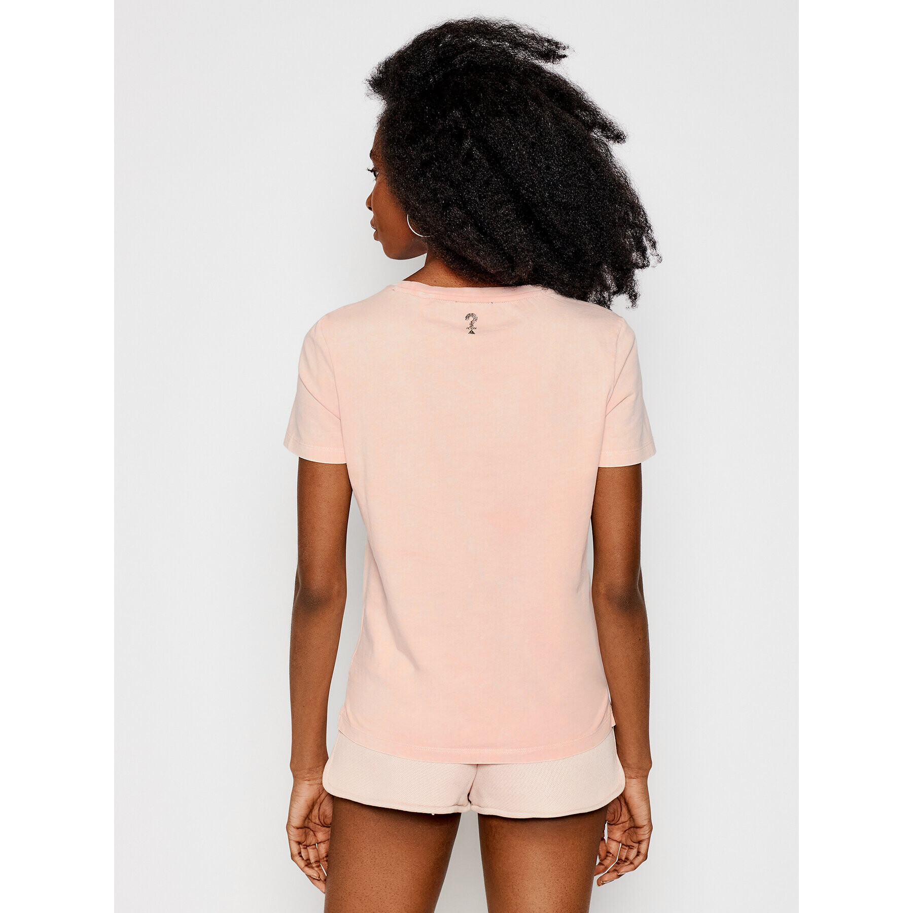 Guess Тишърт W1GI0K JA900 Розов Regular Fit - Pepit.bg