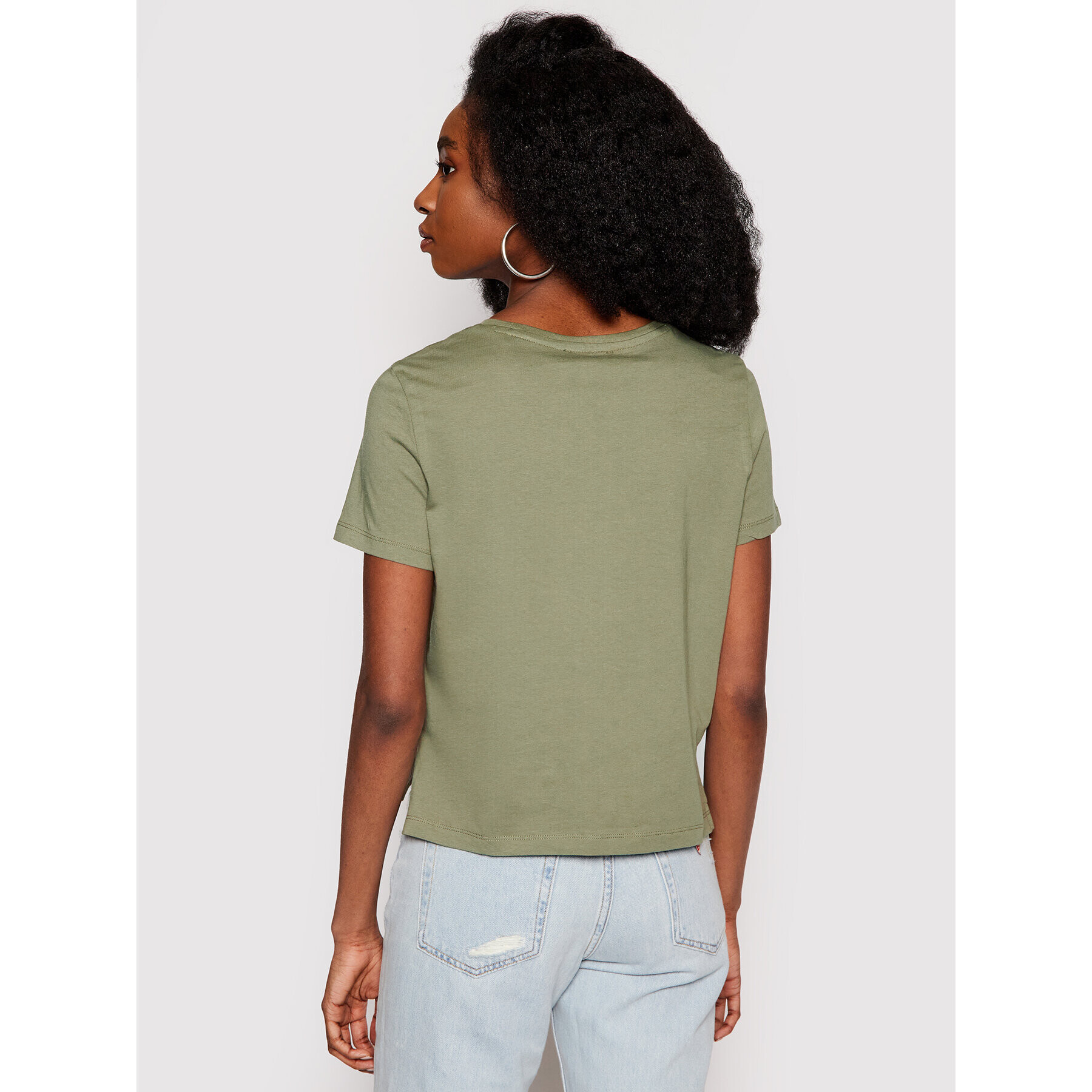 Guess Тишърт W1RI05 JA900 Зелен Relaxed Fit - Pepit.bg