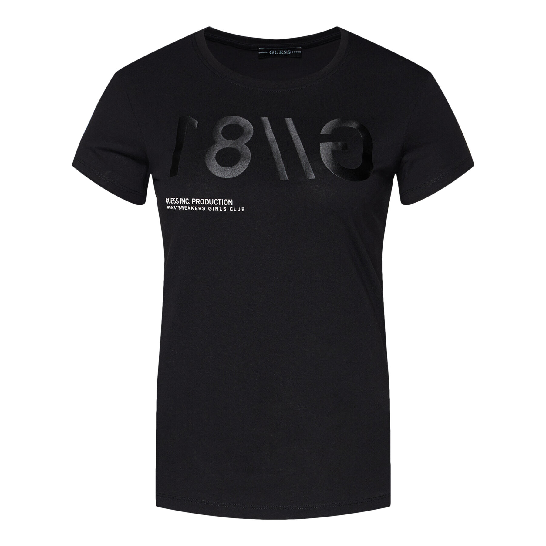 Guess Тишърт W1RI0B I3Z00 Черен Slim Fit - Pepit.bg
