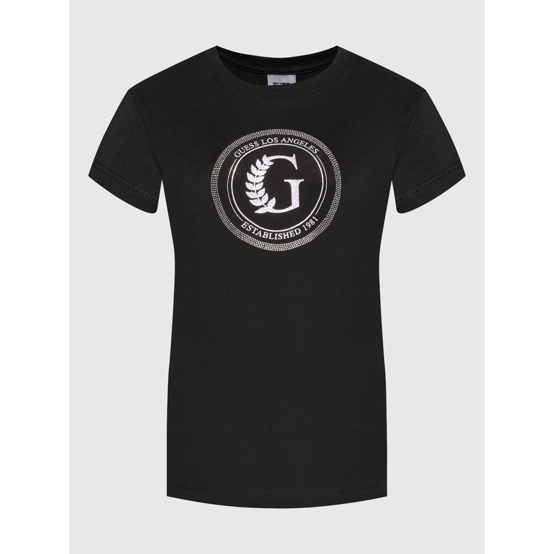 Guess Тишърт W1RI14 KAKZ2 Черен Regular Fit - Pepit.bg