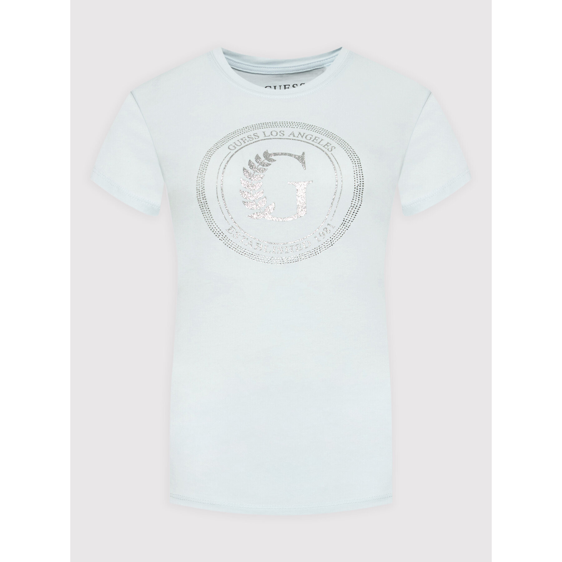 Guess Тишърт W1RI14 KAKZ2 Син Regular Fit - Pepit.bg