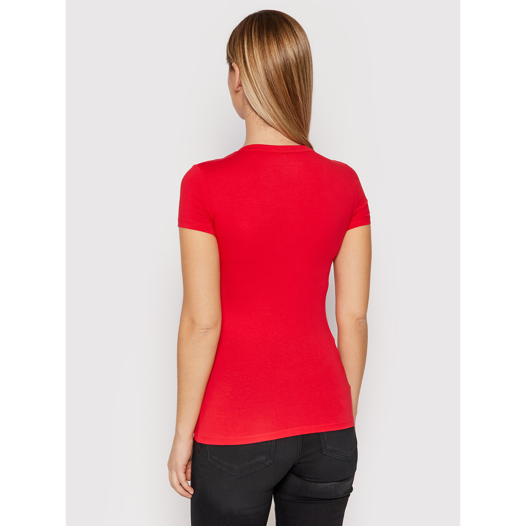 Guess Тишърт W1YI1A J1311 Червен Slim Fit - Pepit.bg