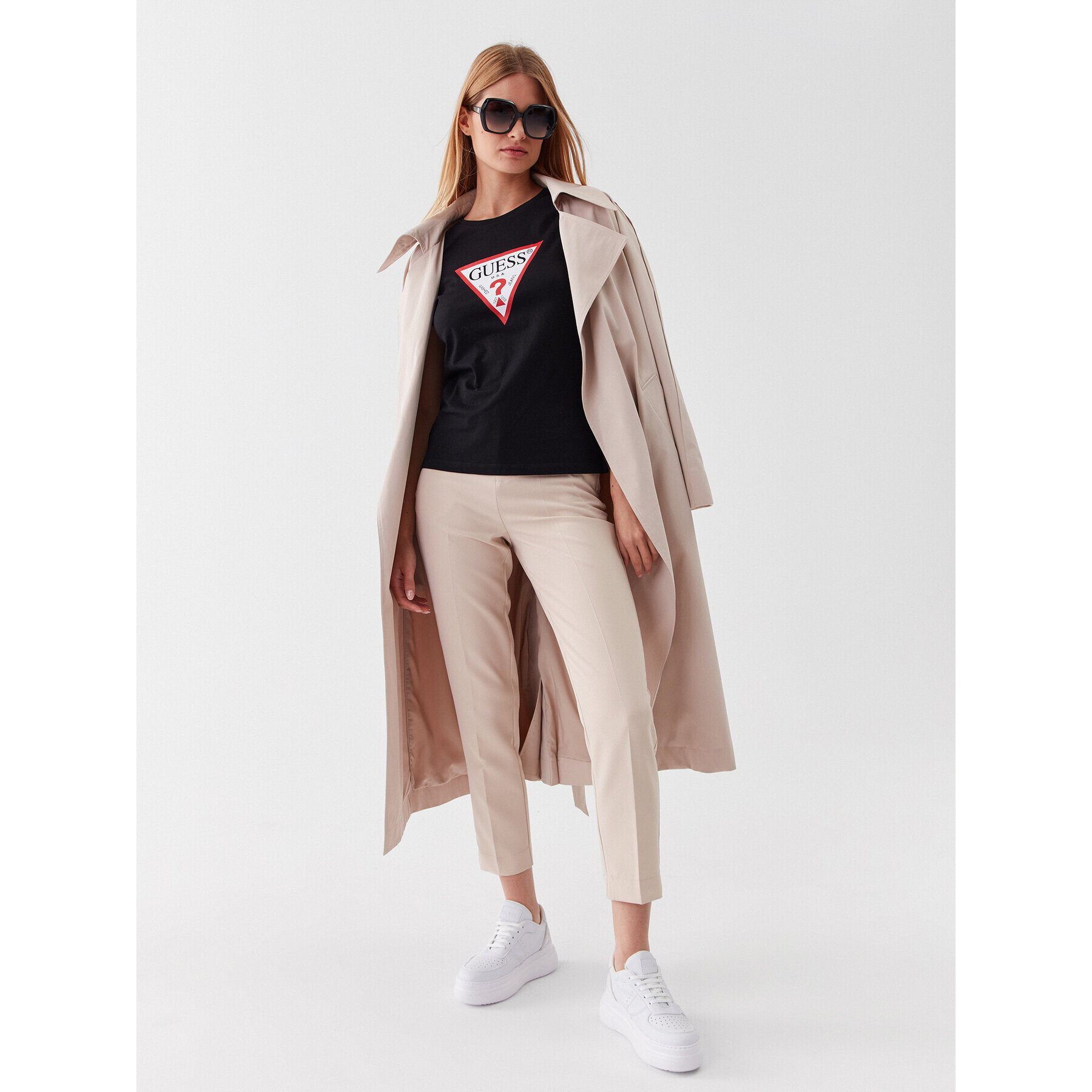 Guess Тишърт W1YI1B I3Z14 Черен Slim Fit - Pepit.bg