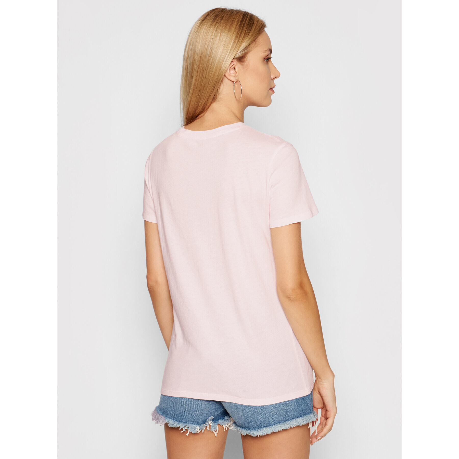 Guess Тишърт W1YI45 RA0Q0 Розов Regular Fit - Pepit.bg