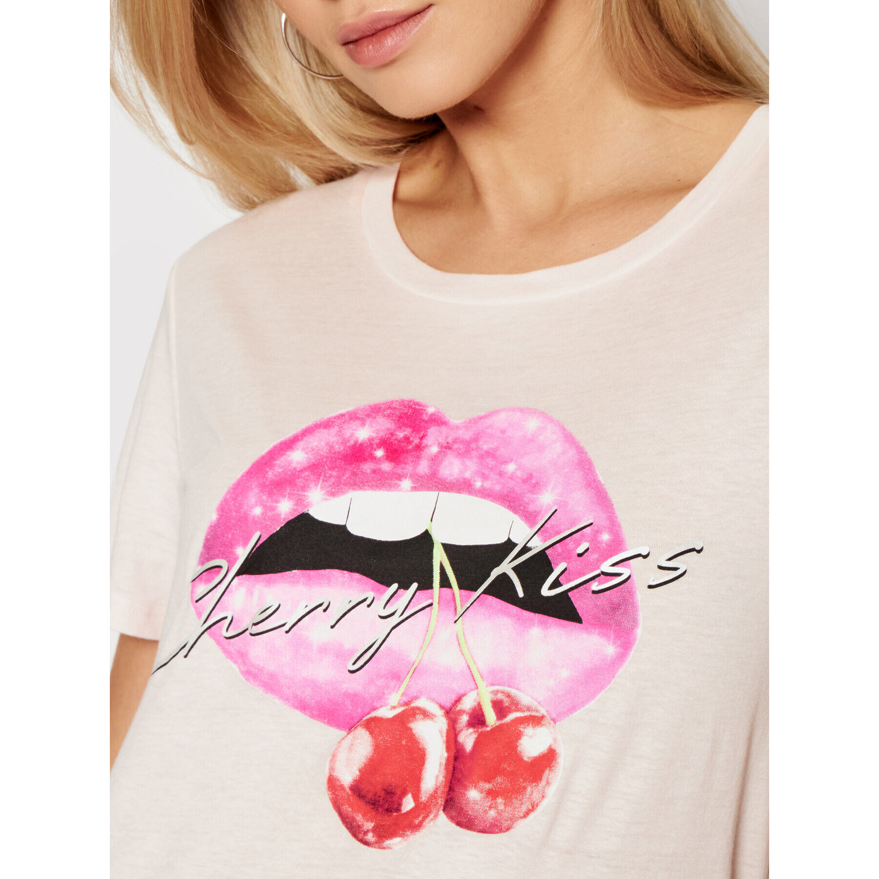 Guess Тишърт W1YI55 R9RV1 Розов Regular Fit - Pepit.bg