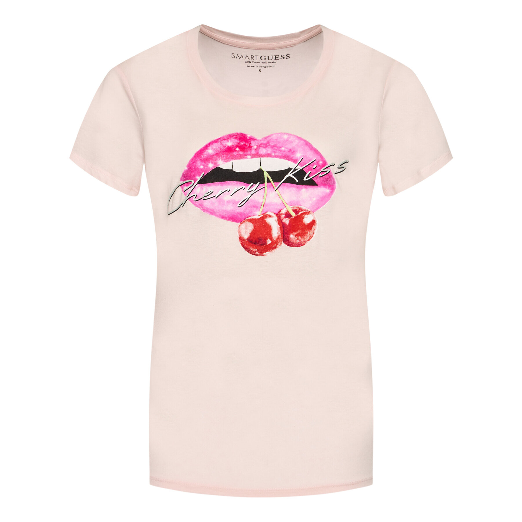 Guess Тишърт W1YI55 R9RV1 Розов Regular Fit - Pepit.bg