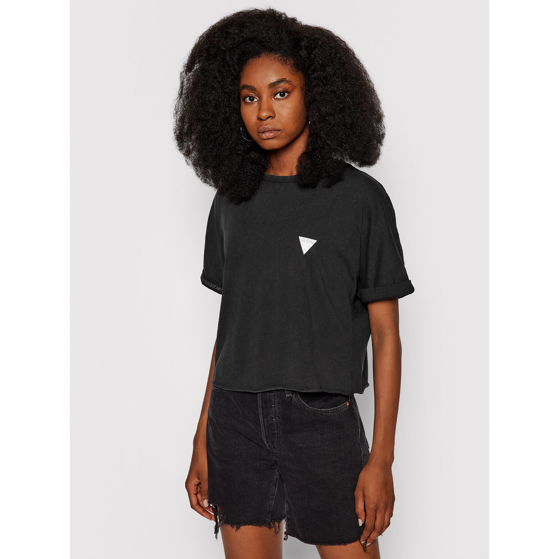 Guess Тишърт W1YI83 I3Z11 Черен Relaxed Fit - Pepit.bg