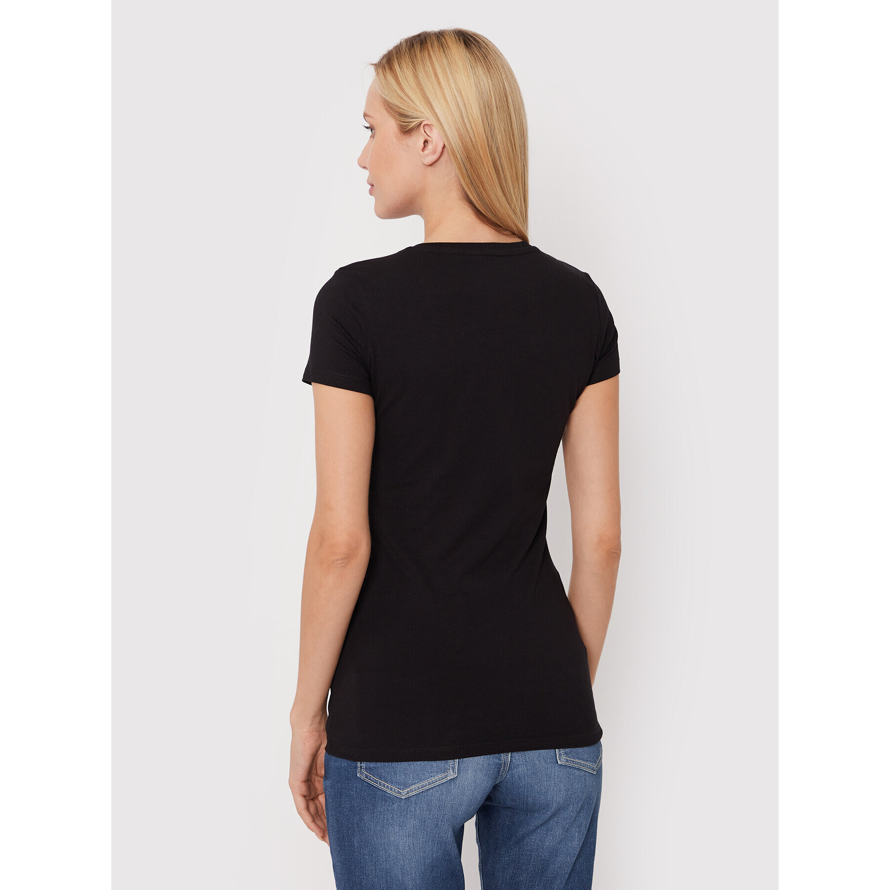 Guess Тишърт W2BI66 J1311 Черен Slim Fit - Pepit.bg