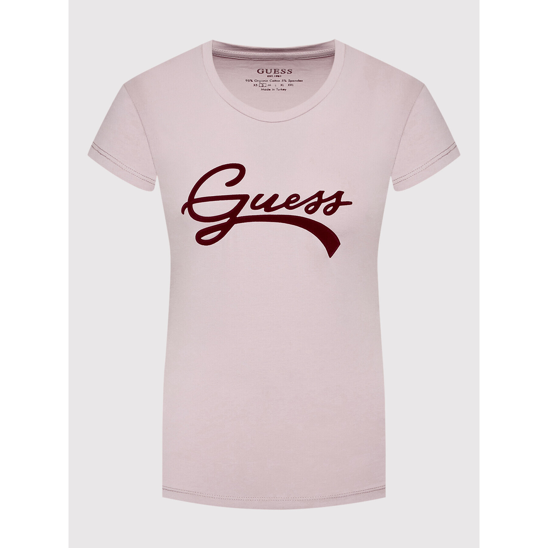 Guess Тишърт W2BI66 J1311 Виолетов Regular Fit - Pepit.bg