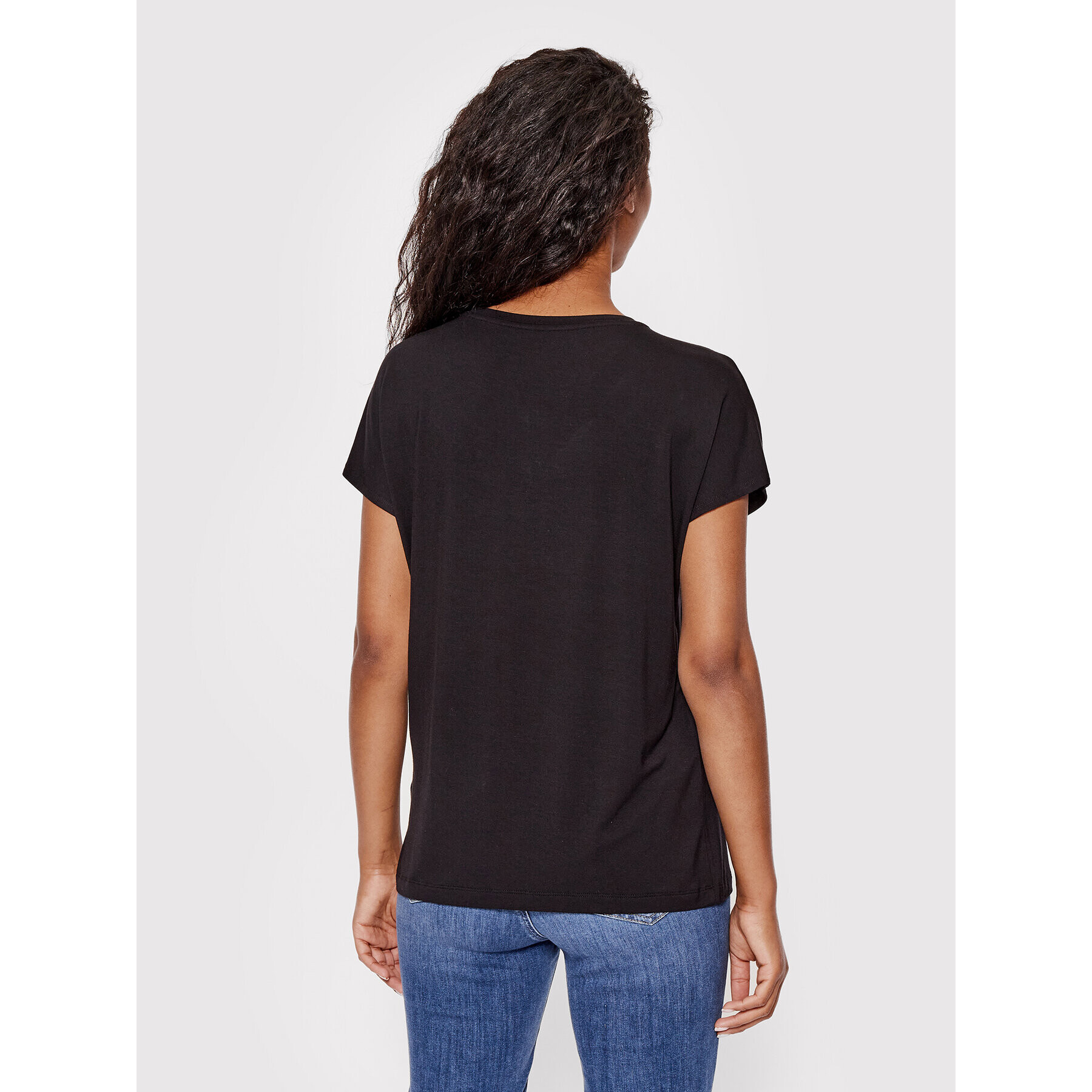 Guess Тишърт W2GI03 K68D0 Черен Regular Fit - Pepit.bg