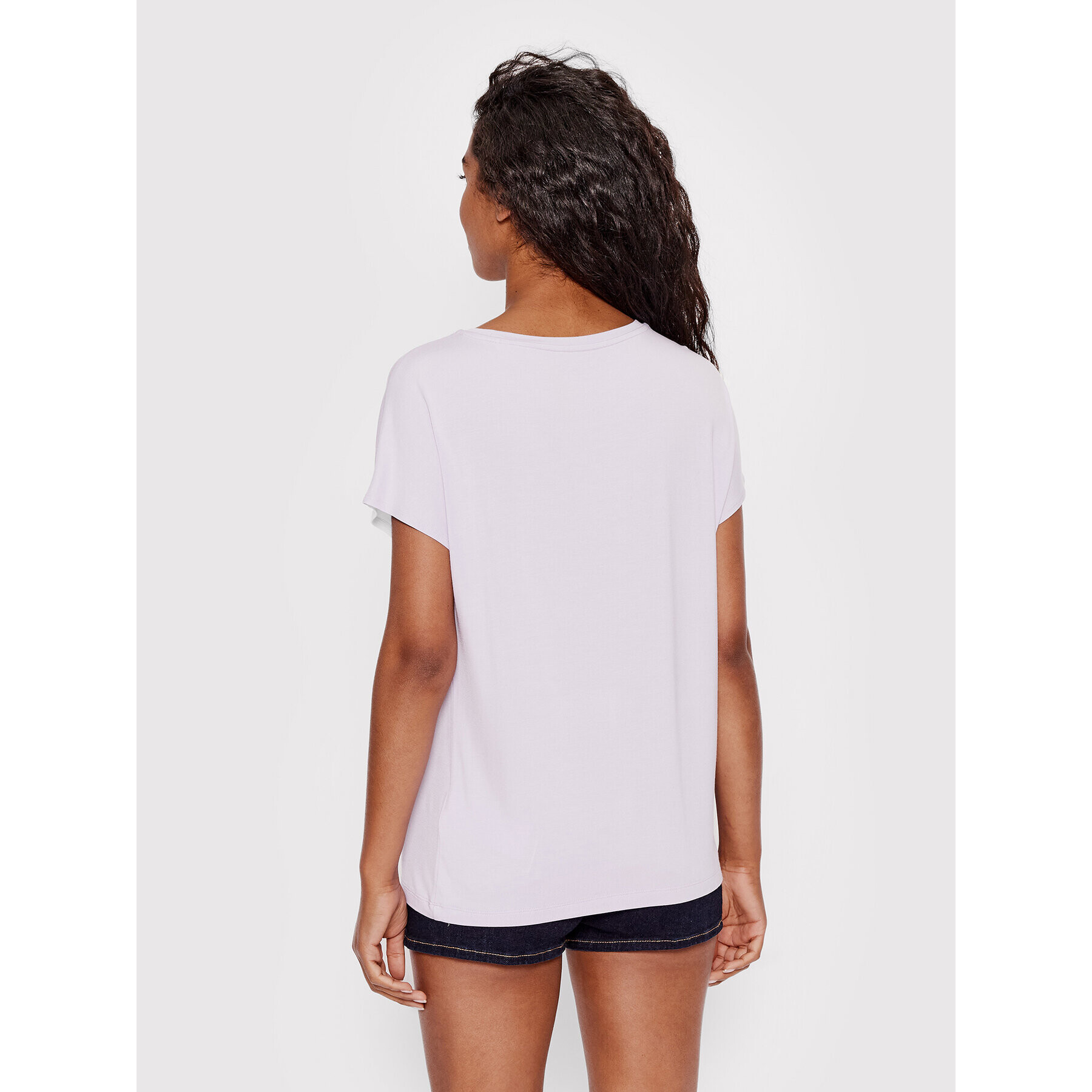 Guess Тишърт W2GI03 K68D0 Виолетов Regular Fit - Pepit.bg
