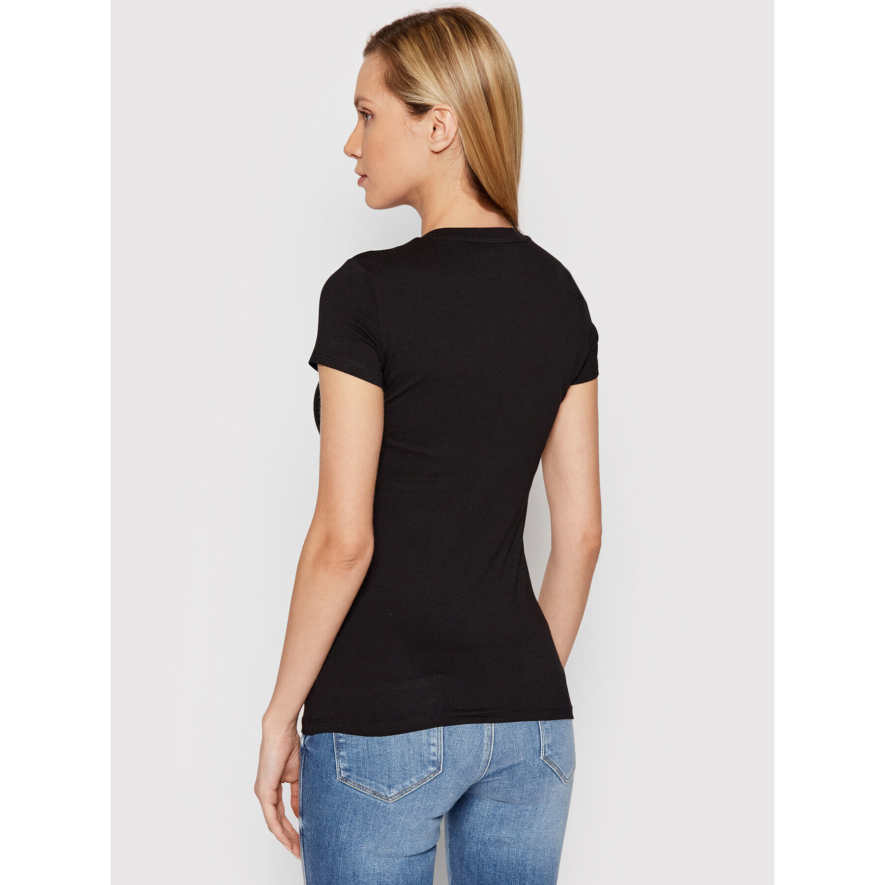 Guess Тишърт W2GI05 J1300 Черен Regular Fit - Pepit.bg