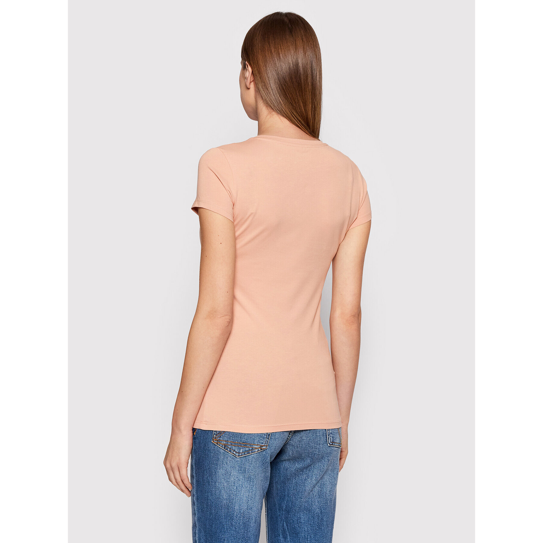 Guess Тишърт W2GI05 J1300 Оранжев Regular Fit - Pepit.bg