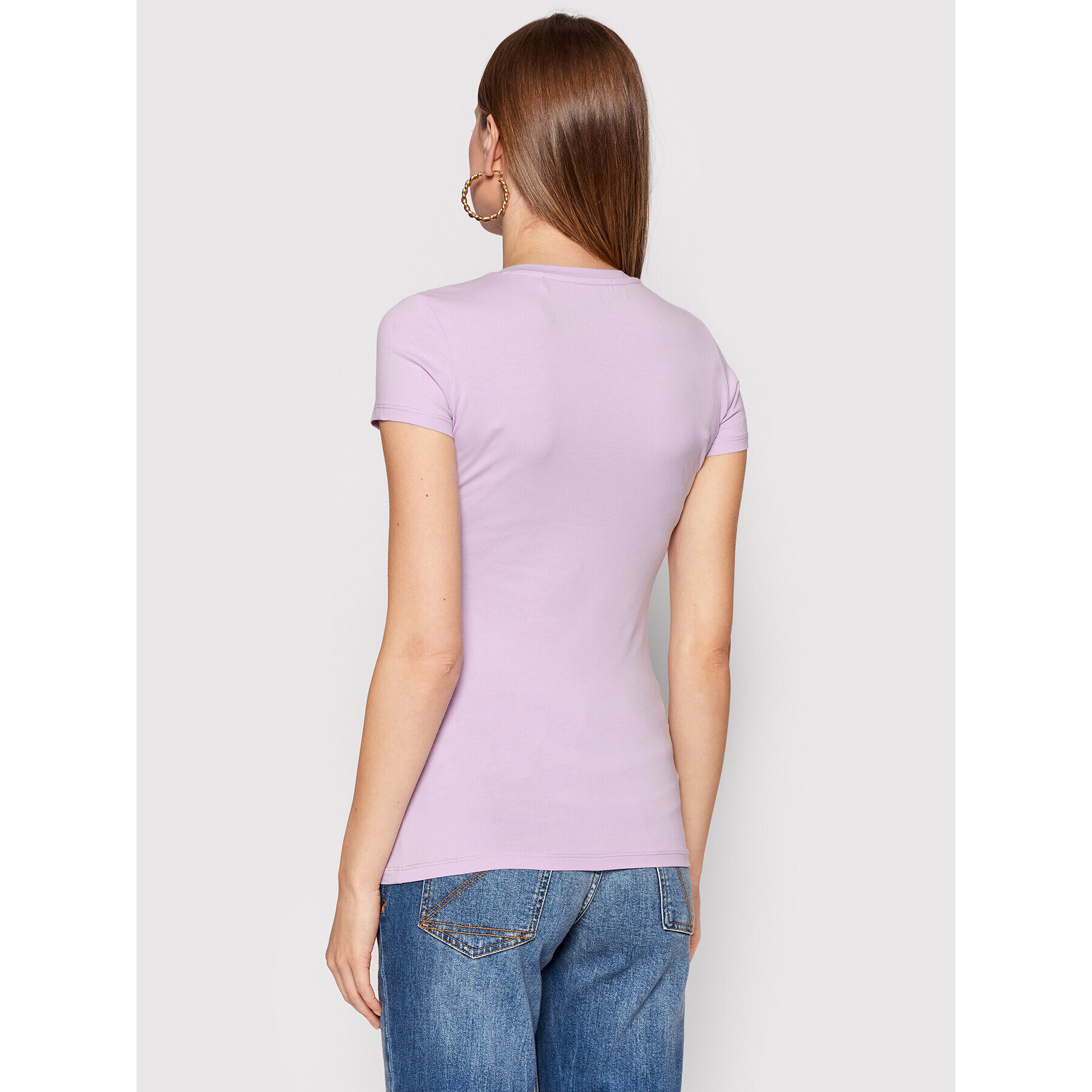 Guess Тишърт W2GI05 J1300 Виолетов Regular Fit - Pepit.bg