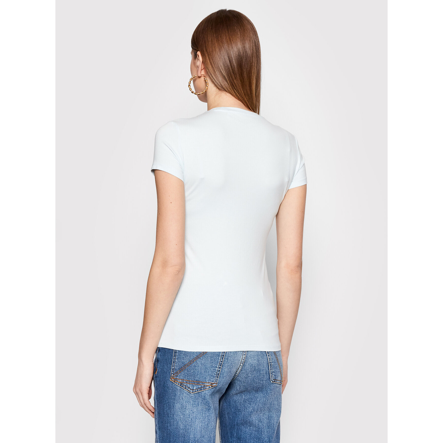 Guess Тишърт W2GI06 J1311 Син Regular Fit - Pepit.bg