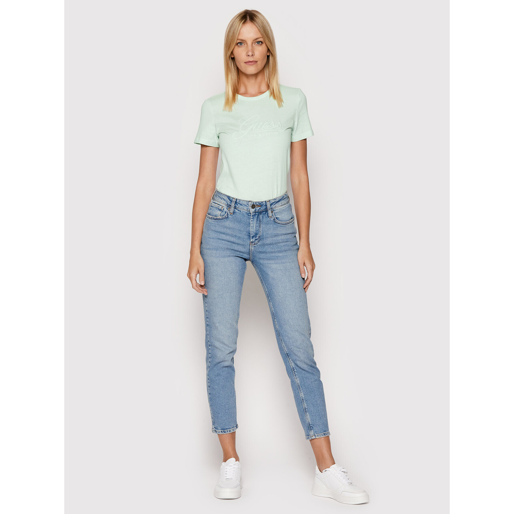 Guess Тишърт W2GI09 I3Z00 Зелен Regular Fit - Pepit.bg
