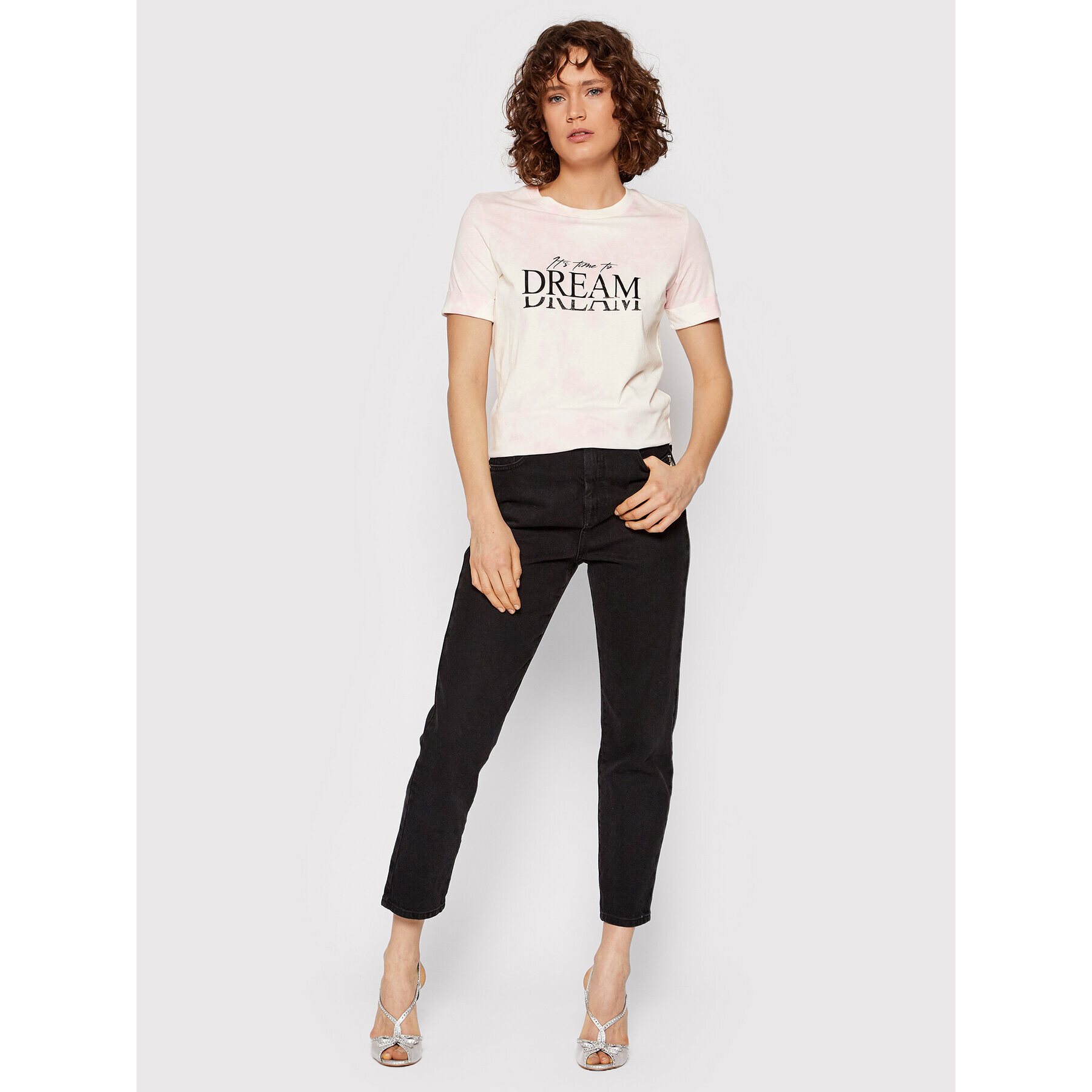 Guess Тишърт W2GI14 JA900 Бежов Relaxed Fit - Pepit.bg