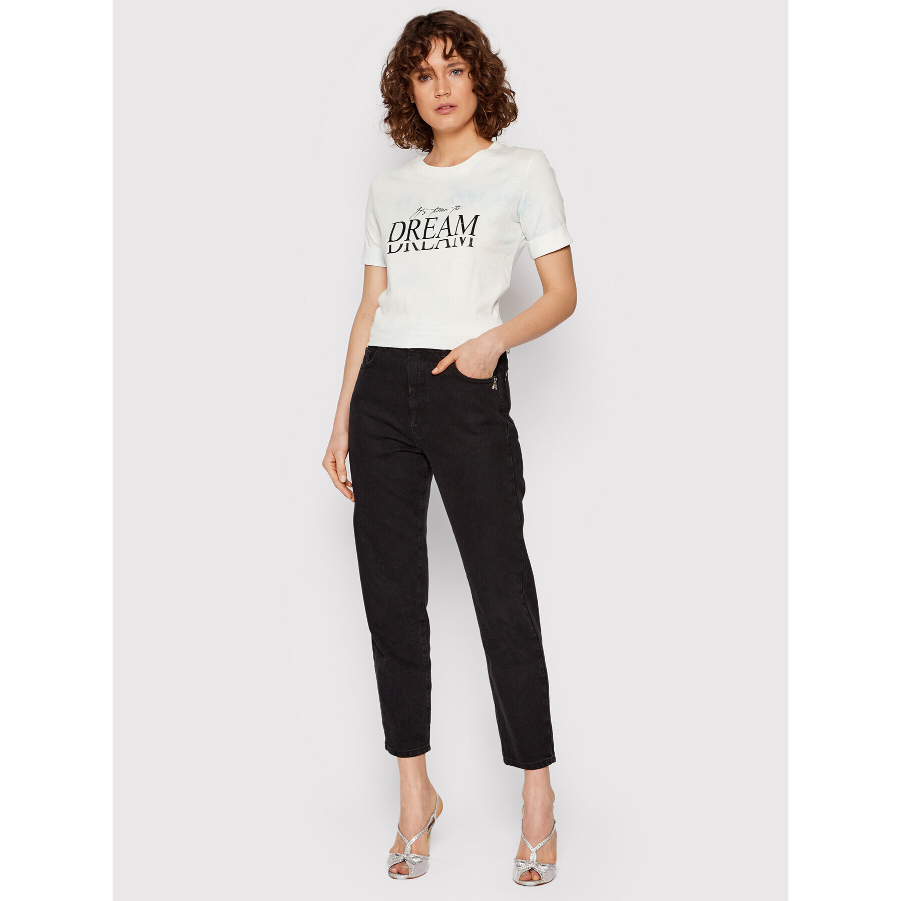 Guess Тишърт W2GI14 JA900 Бял Relaxed Fit - Pepit.bg