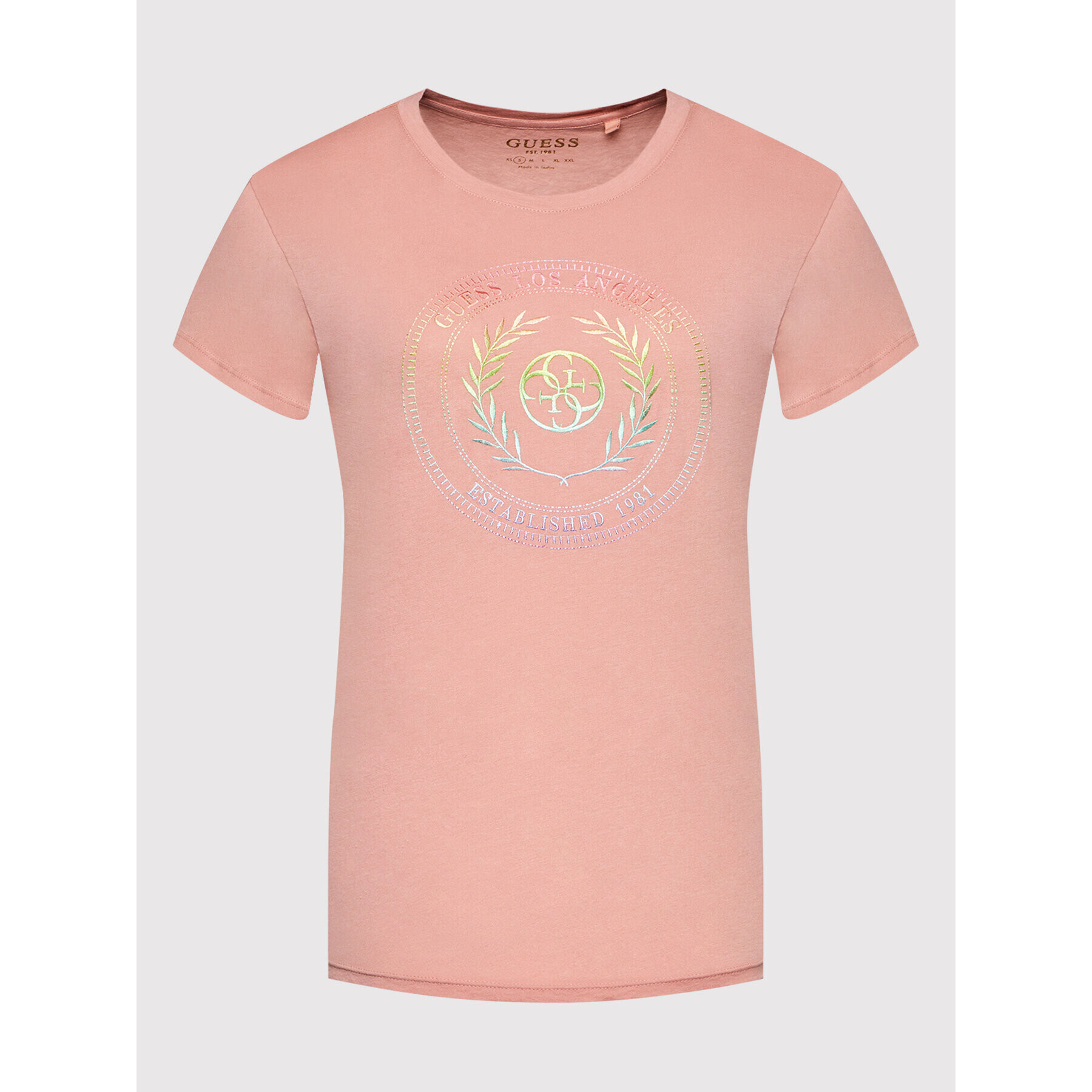 Guess Тишърт W2GI26 K9RM1 Розов Regular Fit - Pepit.bg
