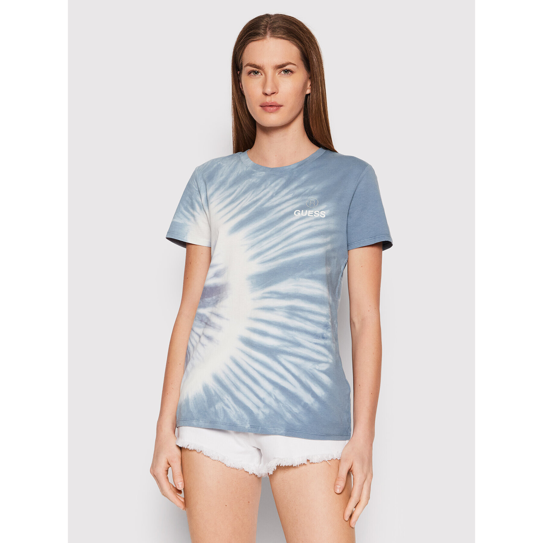 Guess Тишърт W2GI32 K9RM1 Син Regular Fit - Pepit.bg