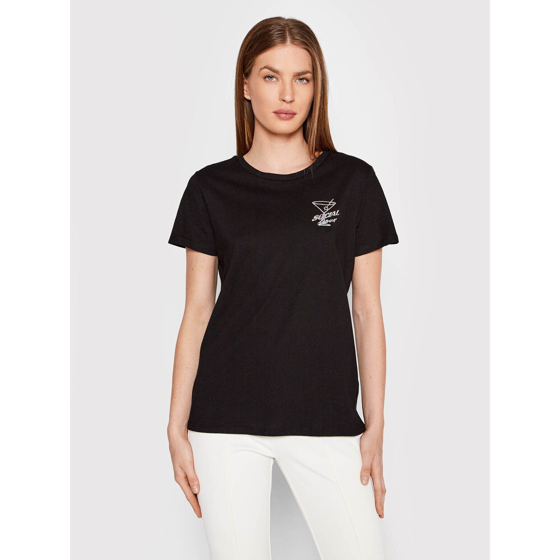 Guess Тишърт W2GI46 K9RM1 Черен Regular Fit - Pepit.bg