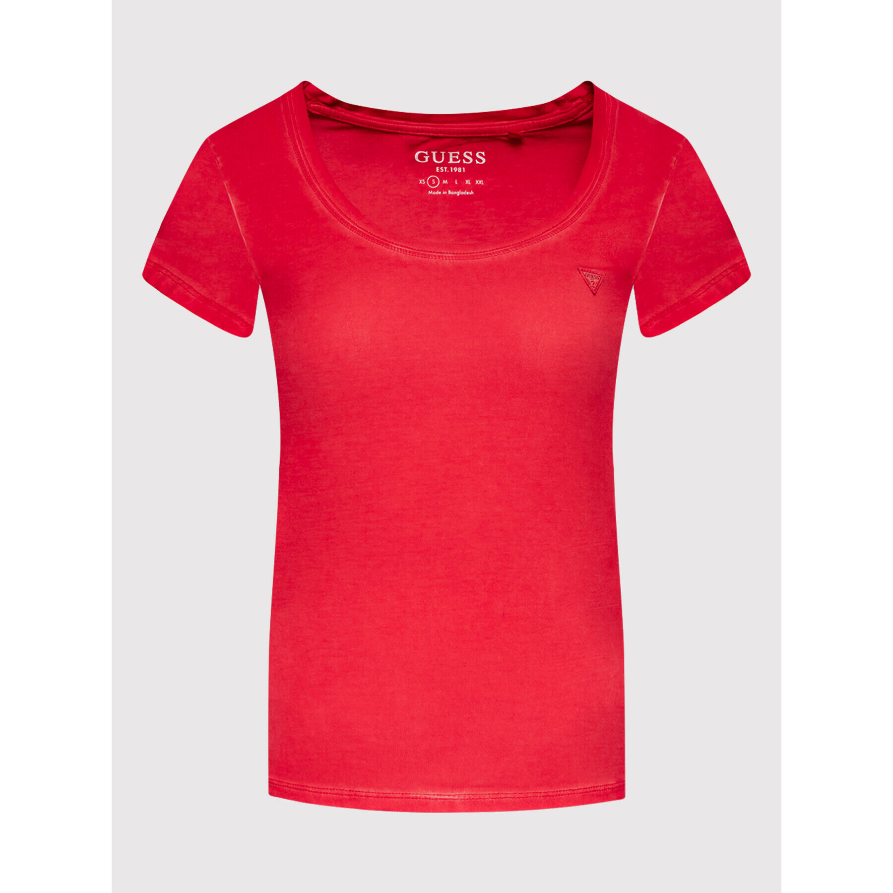 Guess Тишърт W2GI52 KA0Q1 Червен Slim Fit - Pepit.bg
