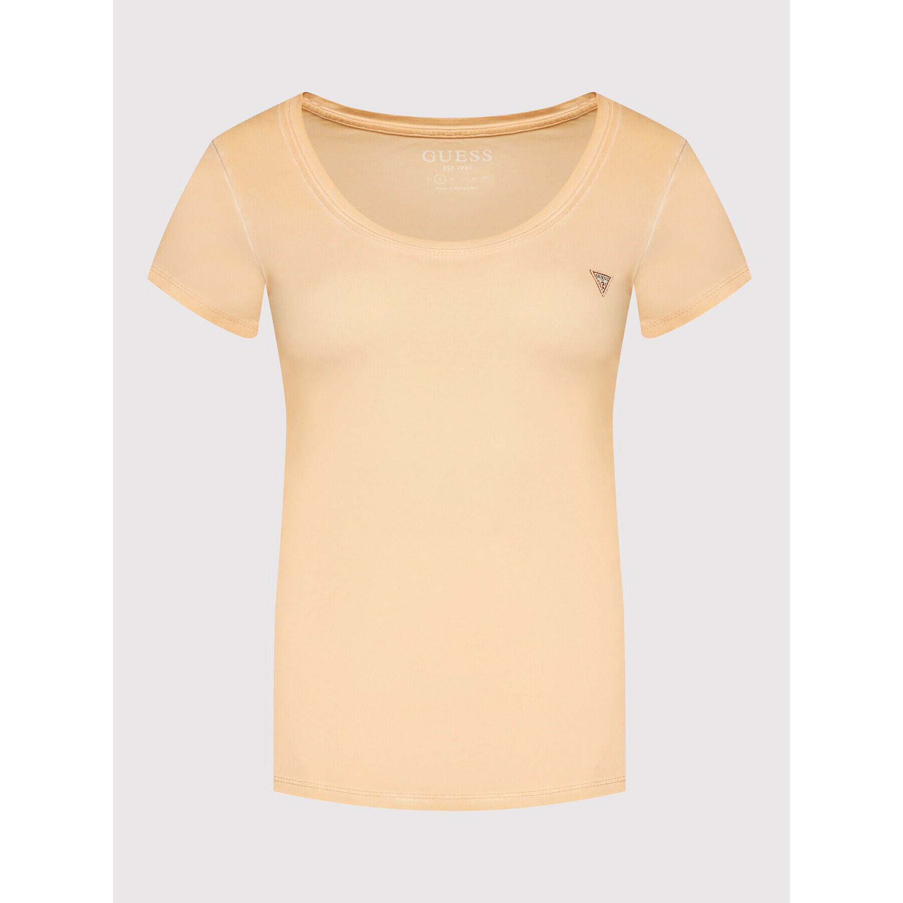 Guess Тишърт W2GI52 KA0Q1 Оранжев Slim Fit - Pepit.bg