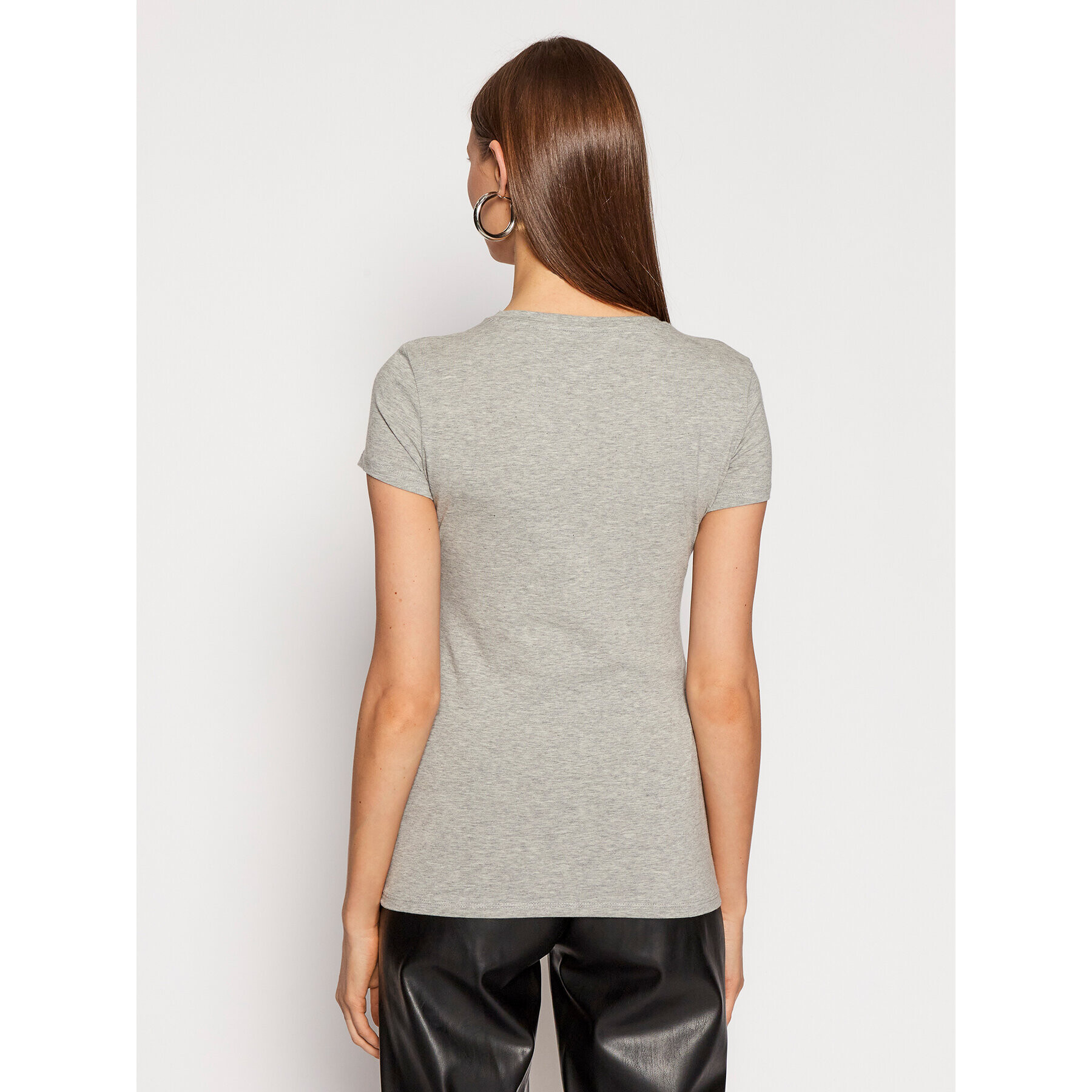 Guess Тишърт W2RI04 J1300 Сив Slim Fit - Pepit.bg