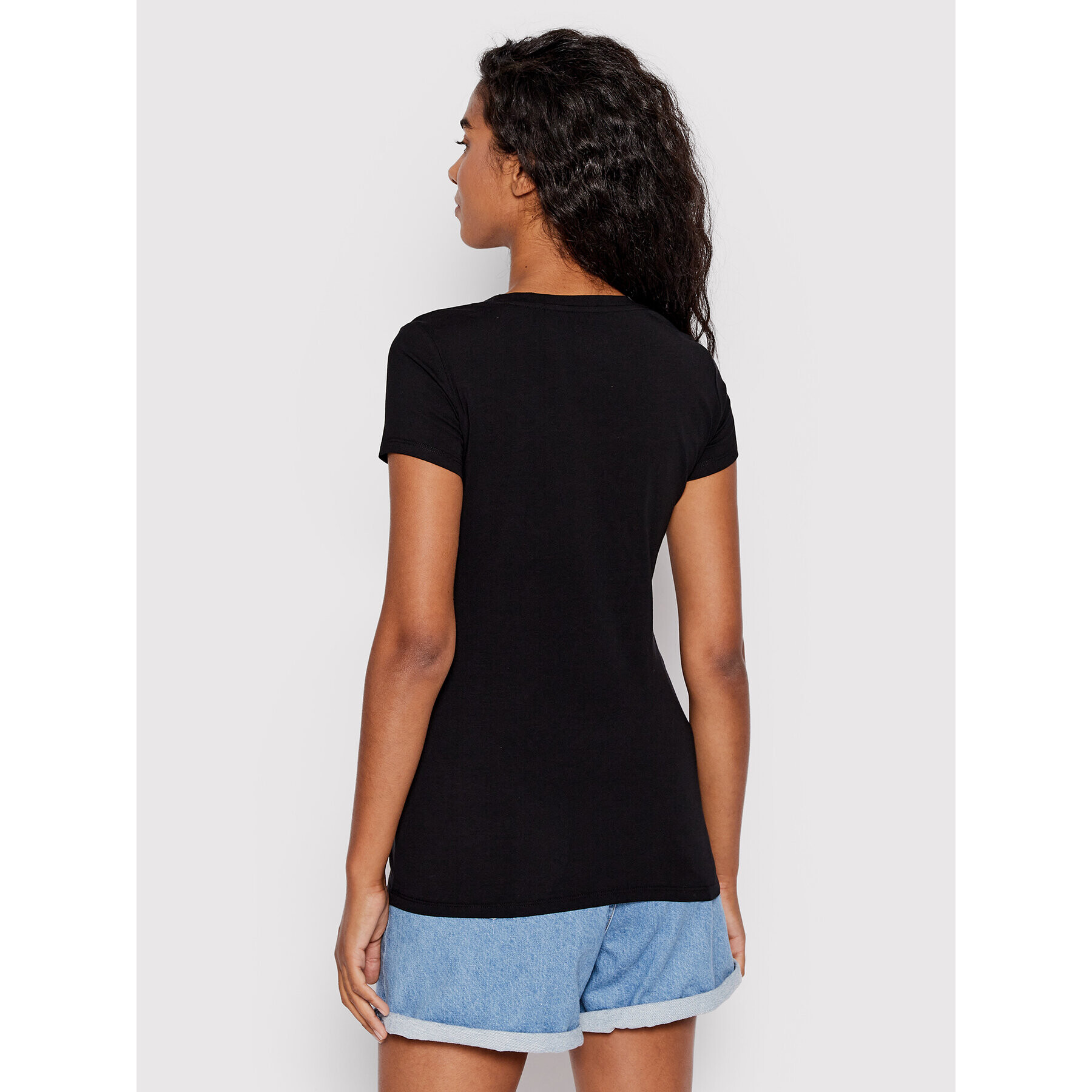 Guess Тишърт W2YI28 J1300 Черен Slim Fit - Pepit.bg