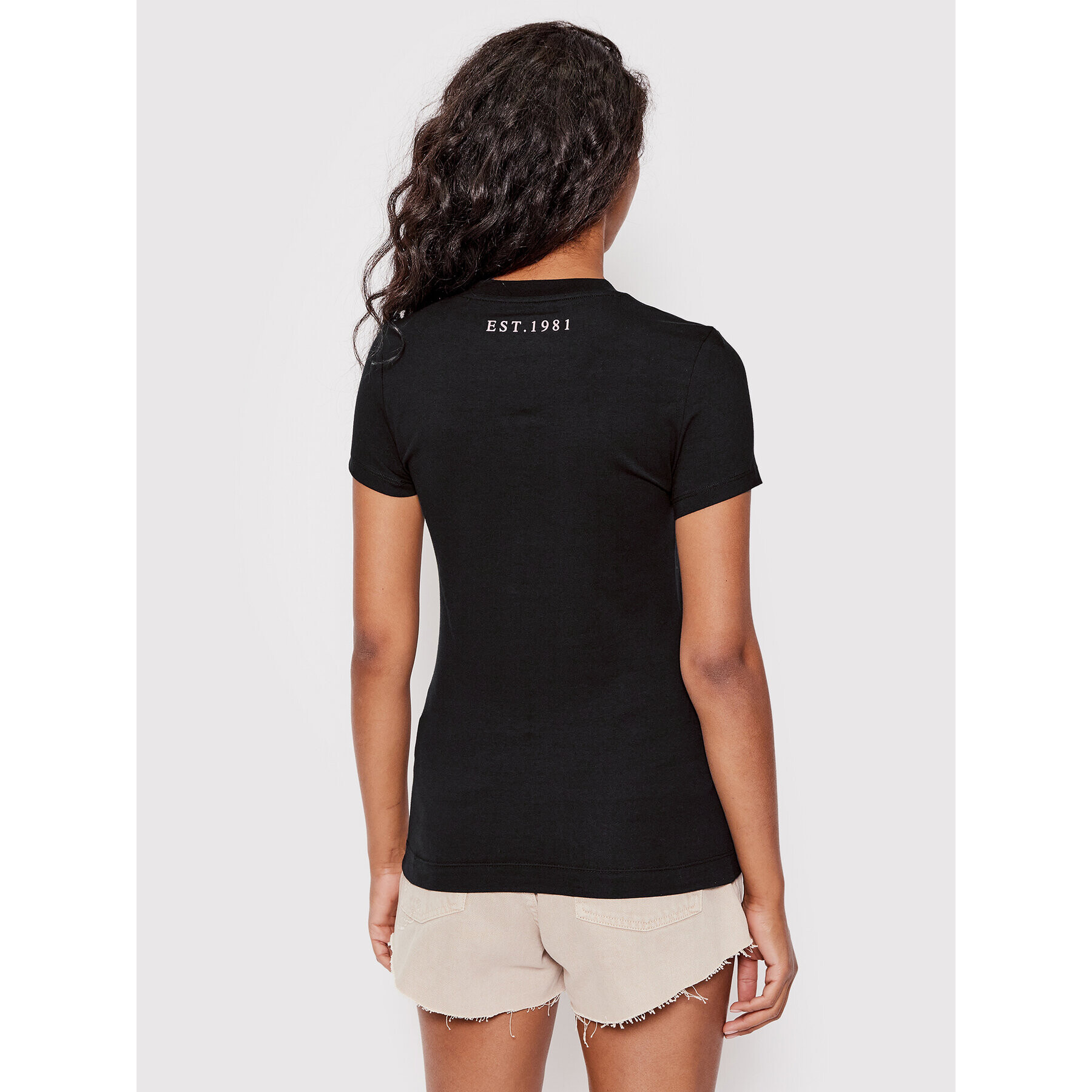 Guess Тишърт W2YI29 J1311 Черен Slim Fit - Pepit.bg
