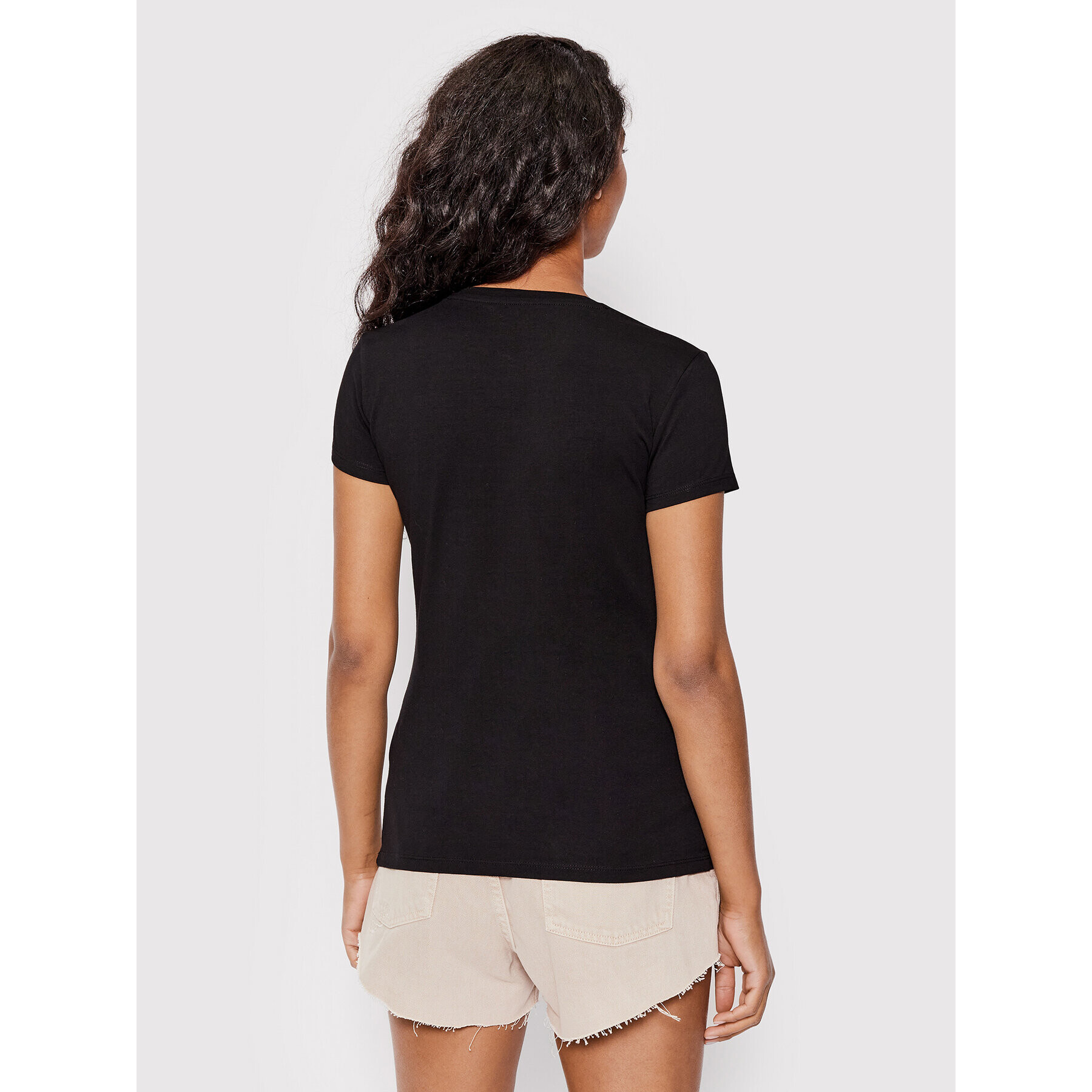 Guess Тишърт W2YI35 J1311 Черен Slim Fit - Pepit.bg
