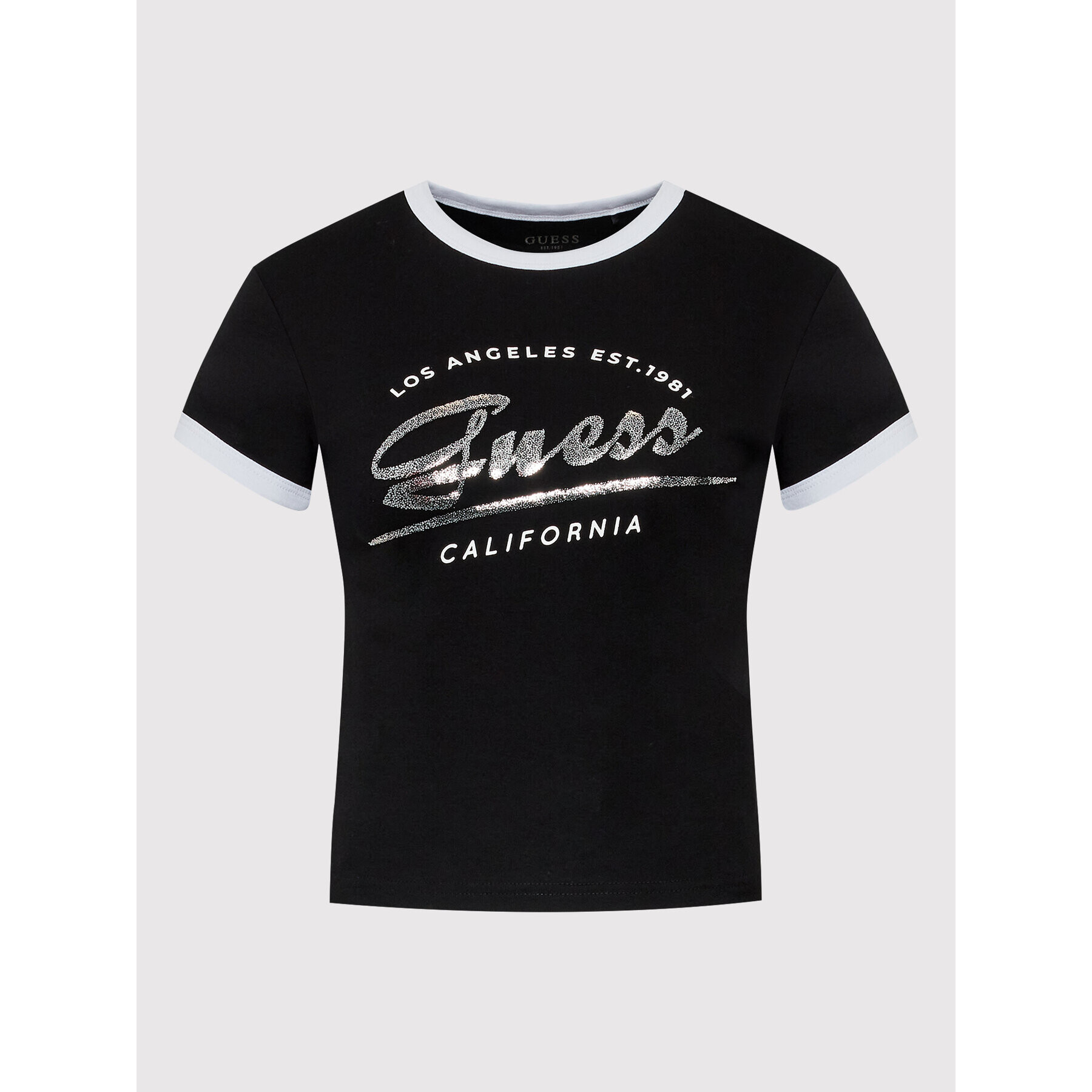 Guess Тишърт W2YI42 K8HT1 Черен Slim Fit - Pepit.bg