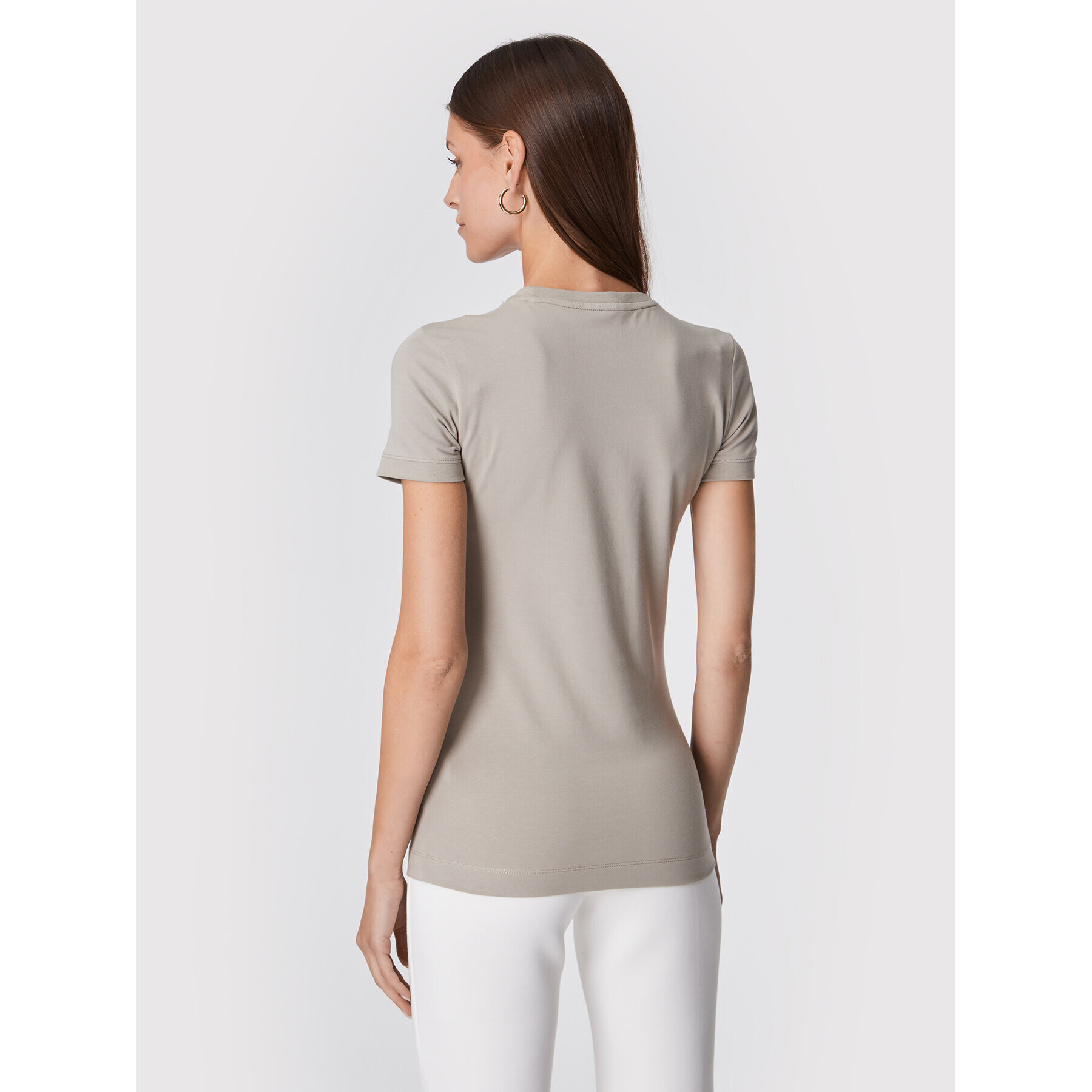 Guess Тишърт W2YI44 J1311 Сив Slim Fit - Pepit.bg