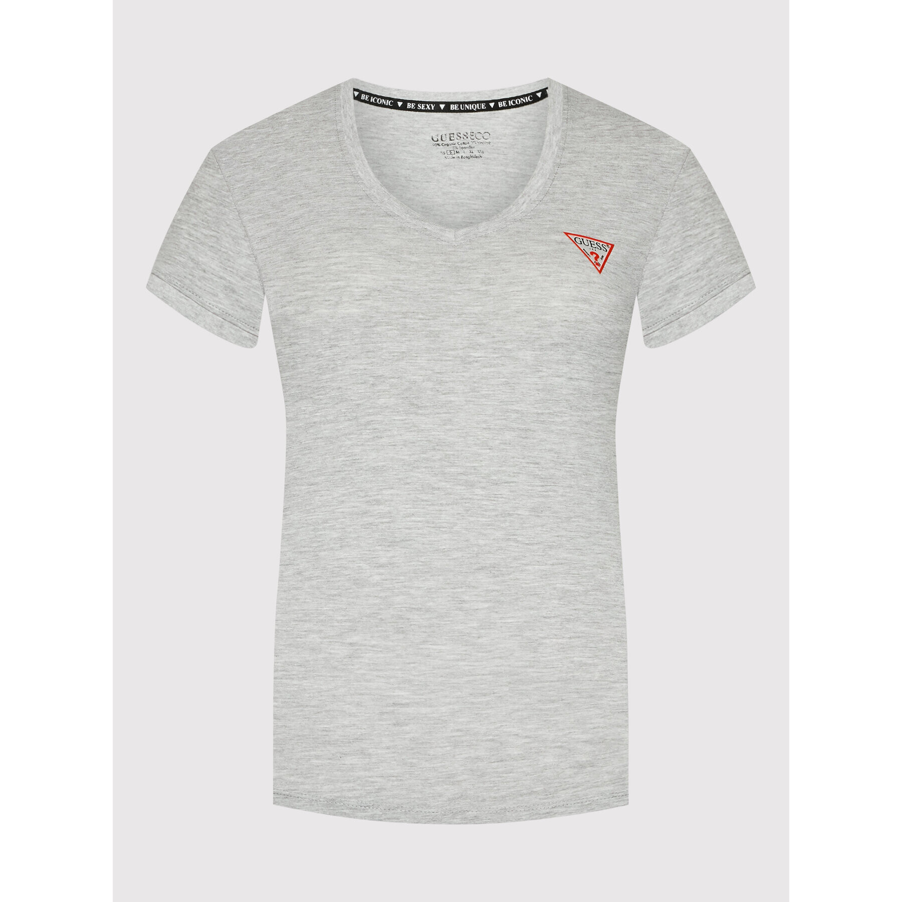 Guess Тишърт W2YI45 J1311 Сив Slim Fit - Pepit.bg