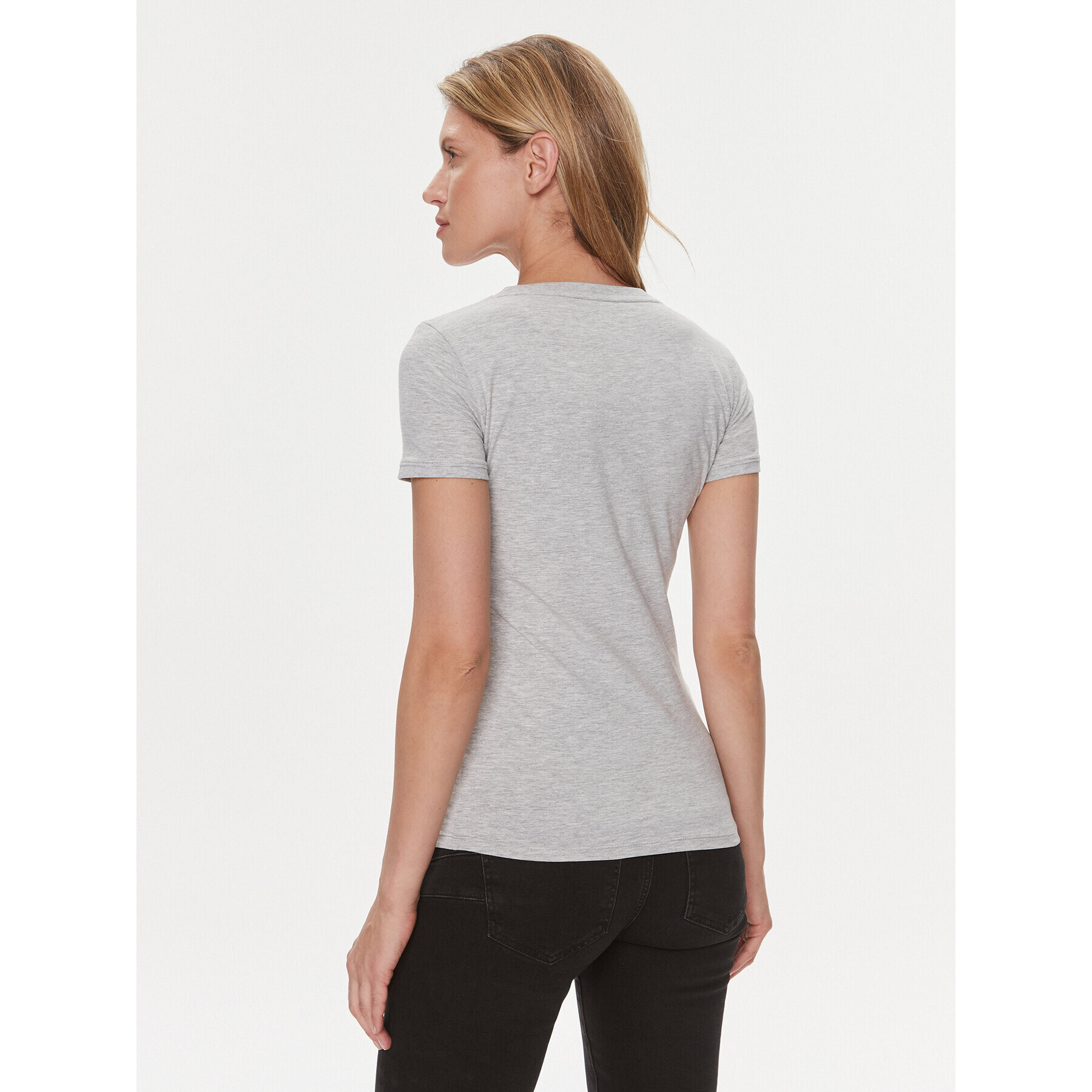 Guess Тишърт W2YI45 J1314 Сив Slim Fit - Pepit.bg
