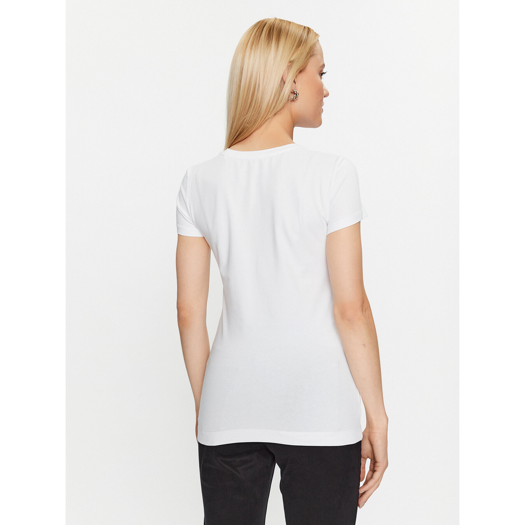Guess Тишърт W3BI53 J1314 Бял Slim Fit - Pepit.bg