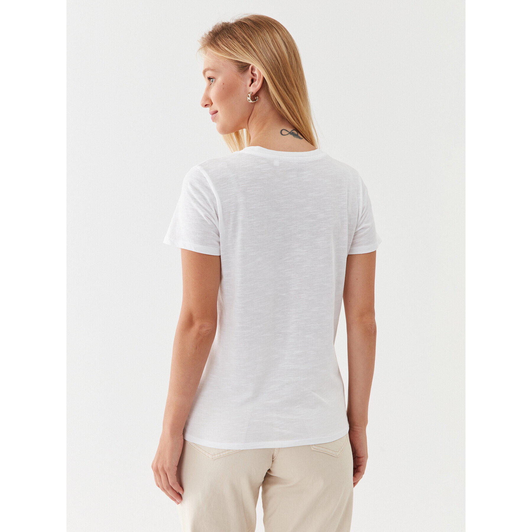 Guess Тишърт W3GI76 K8G01 Бял Regular Fit - Pepit.bg