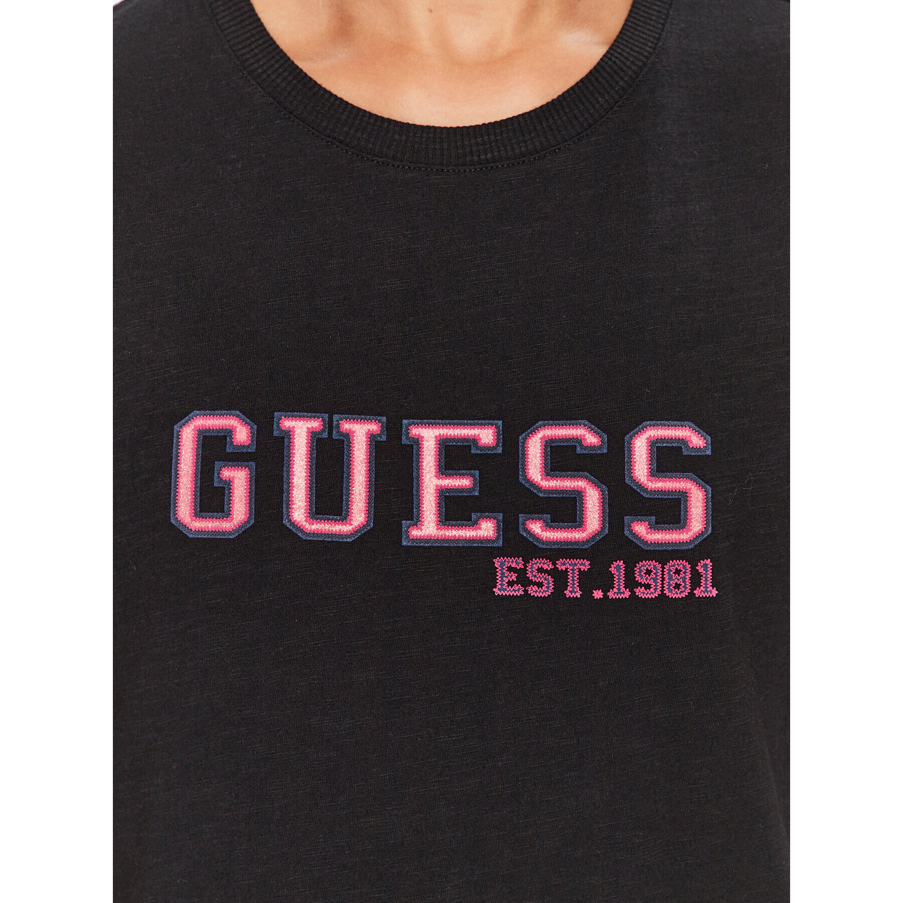 Guess Тишърт W3YI35 K8G01 Черен Regular Fit - Pepit.bg