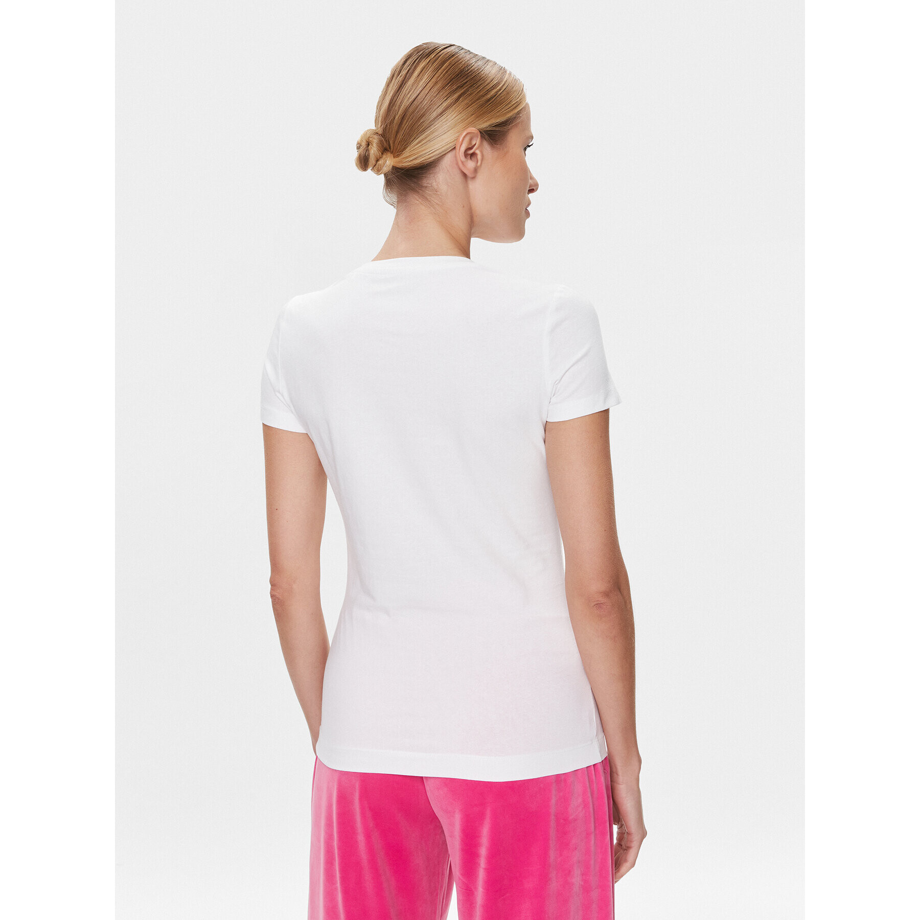 Guess Тишърт W4RI44 J1314 Бял Slim Fit - Pepit.bg
