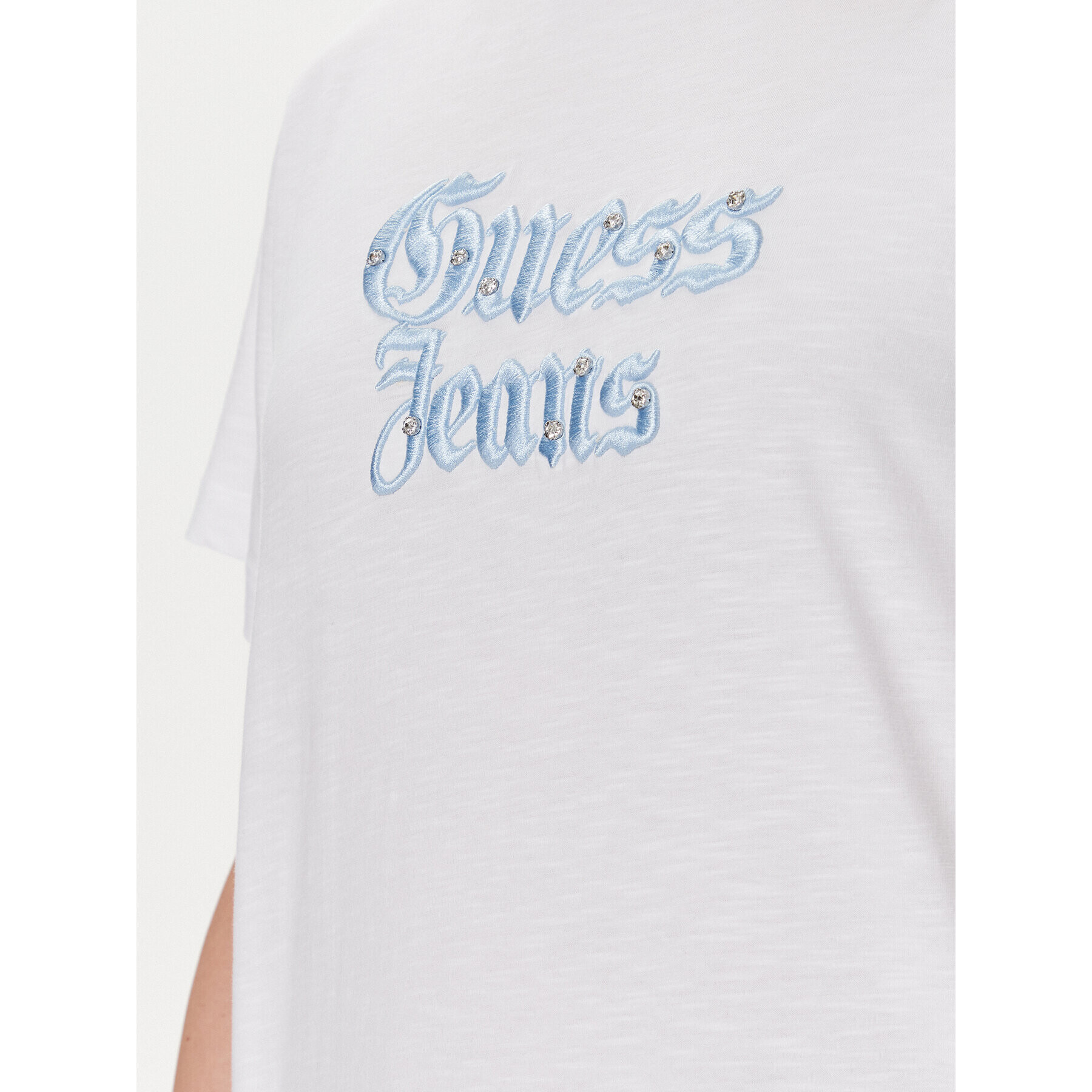 Guess Тишърт W4RI49 K6XN4 Бял Regular Fit - Pepit.bg