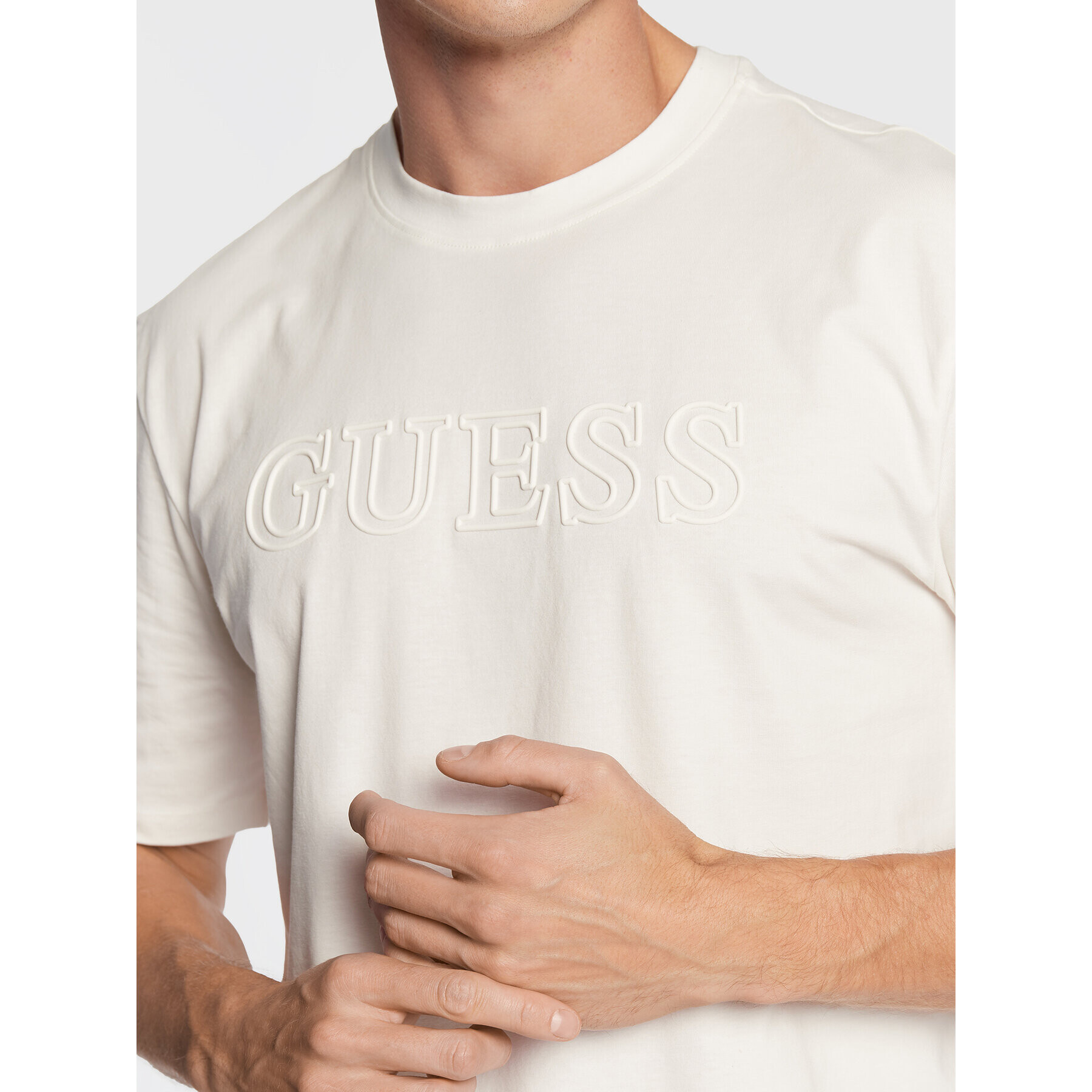 Guess Тишърт Z2YI11 J1311 Бял Regular Fit - Pepit.bg