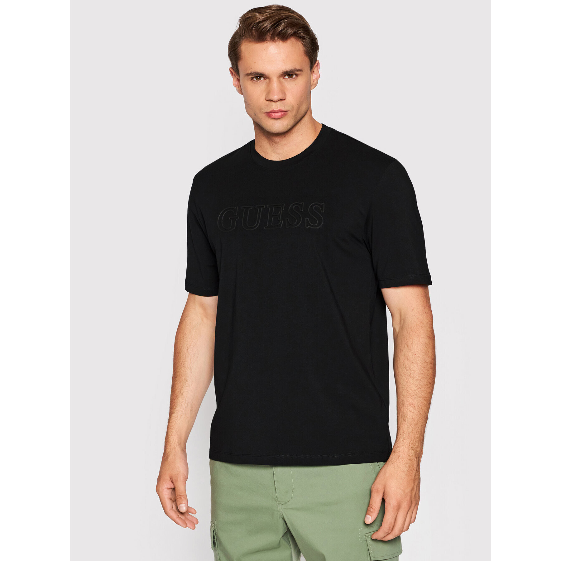 Guess Тишърт Z2YI11 J1311 Черен Regular Fit - Pepit.bg